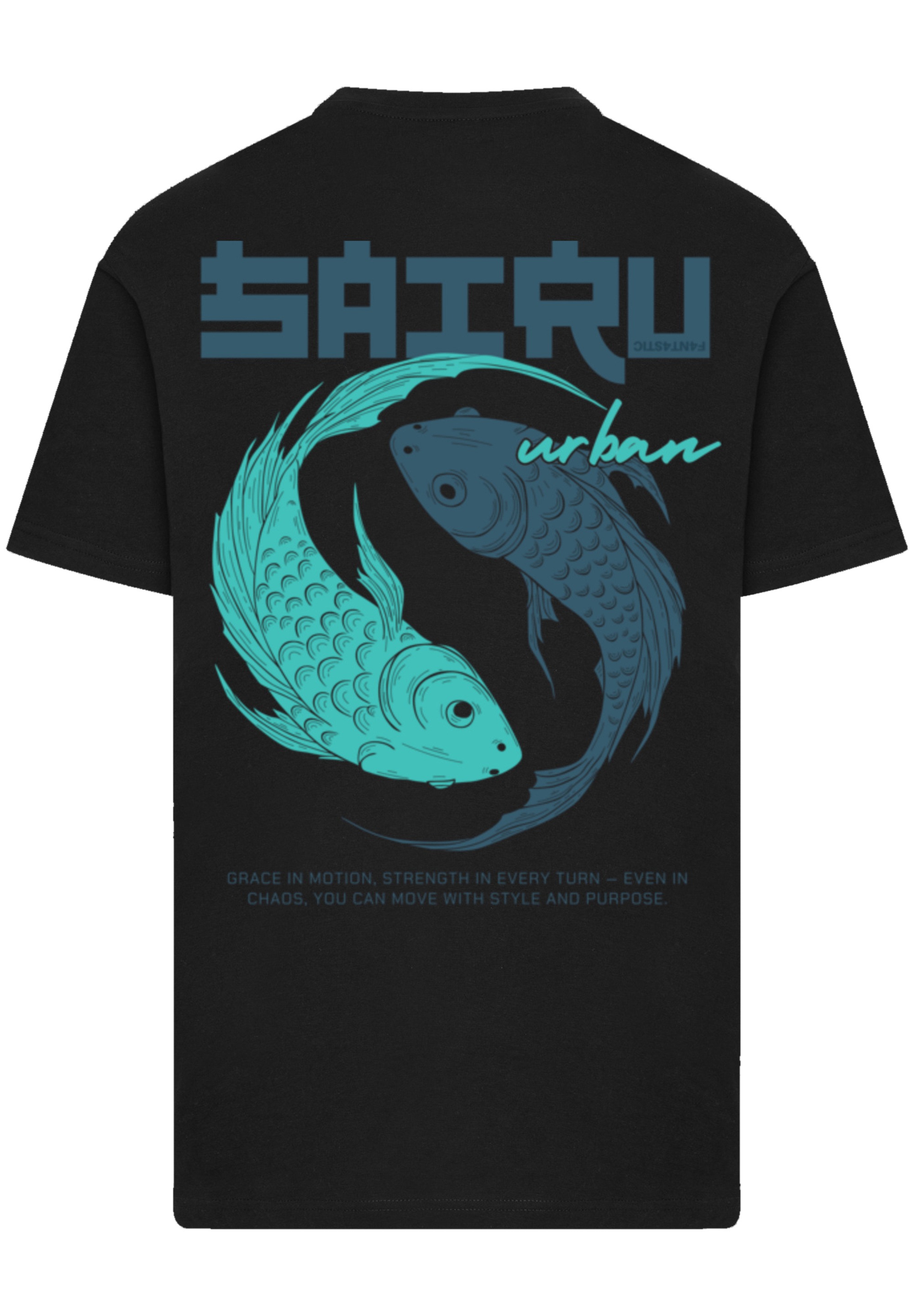 F4NT4STIC T-Shirt »Koi Fish Japan Streetstyle«, Japan Streetwear Styles