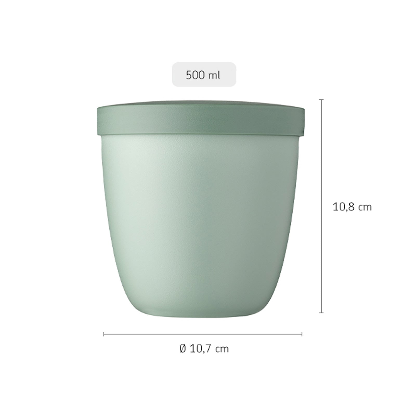 Mepal Lunchbox »Snackpot Ellipse 500 ml«, (1 tlg.)