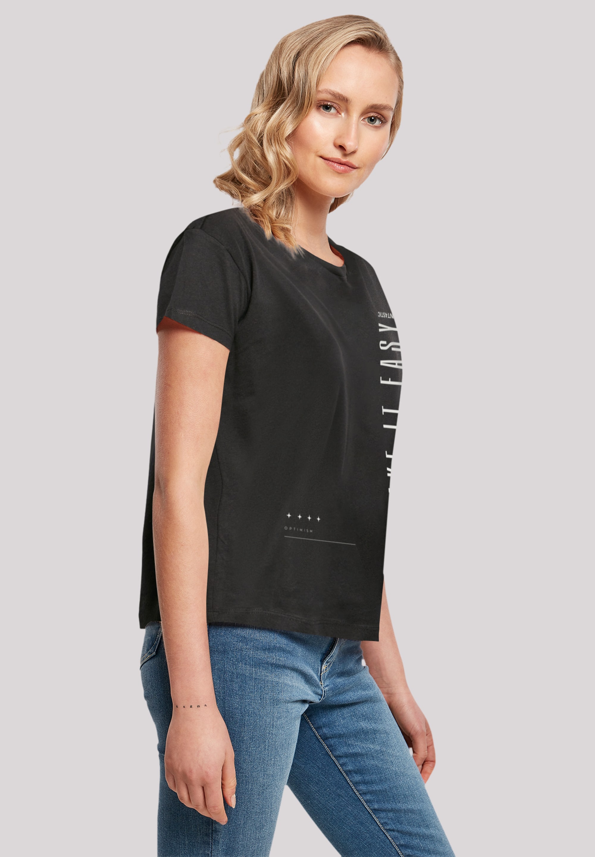 F4NT4STIC T-Shirt »Take It Easy«, Print