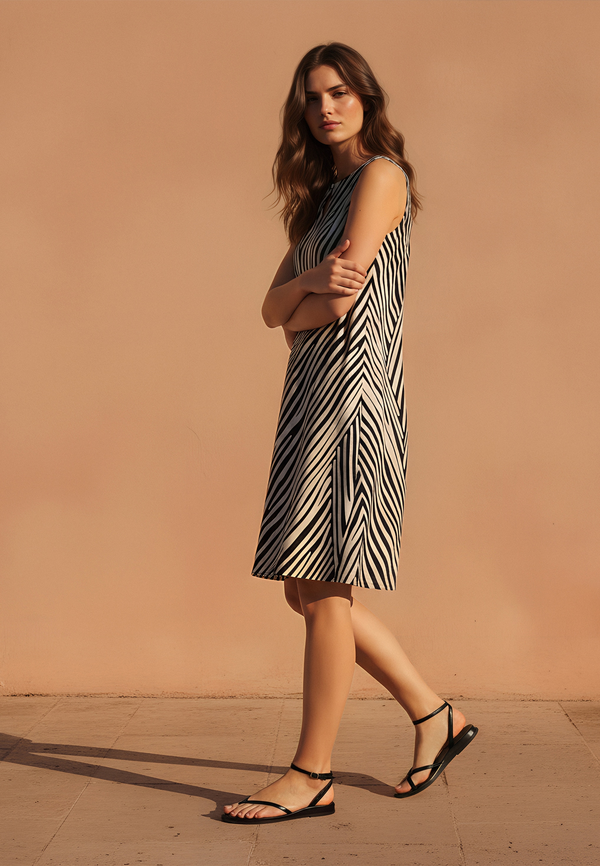 Betty Barclay Sommerkleid »Damen ohne Arm« Nahttasche