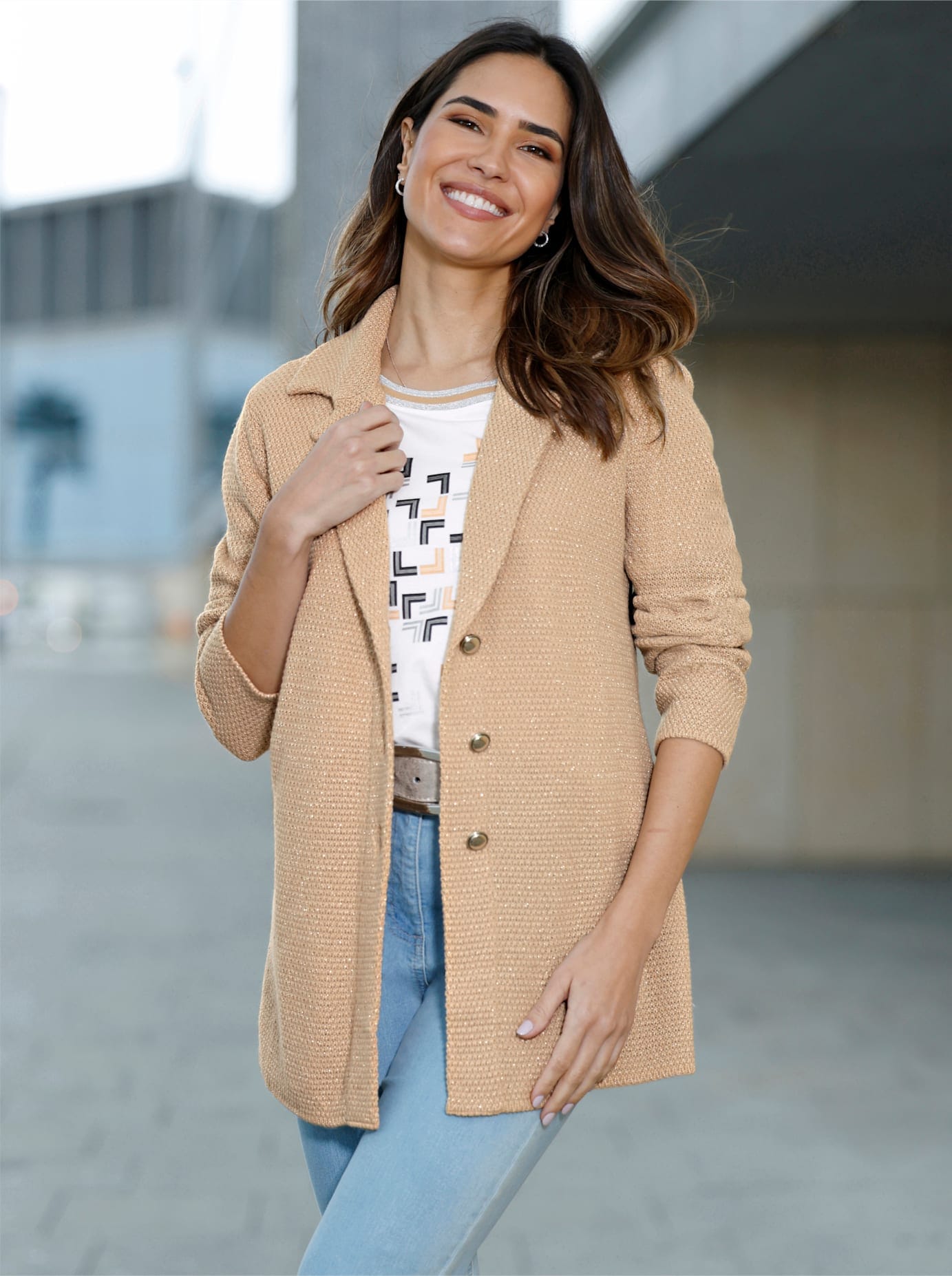 Classic Basics Strickjacke