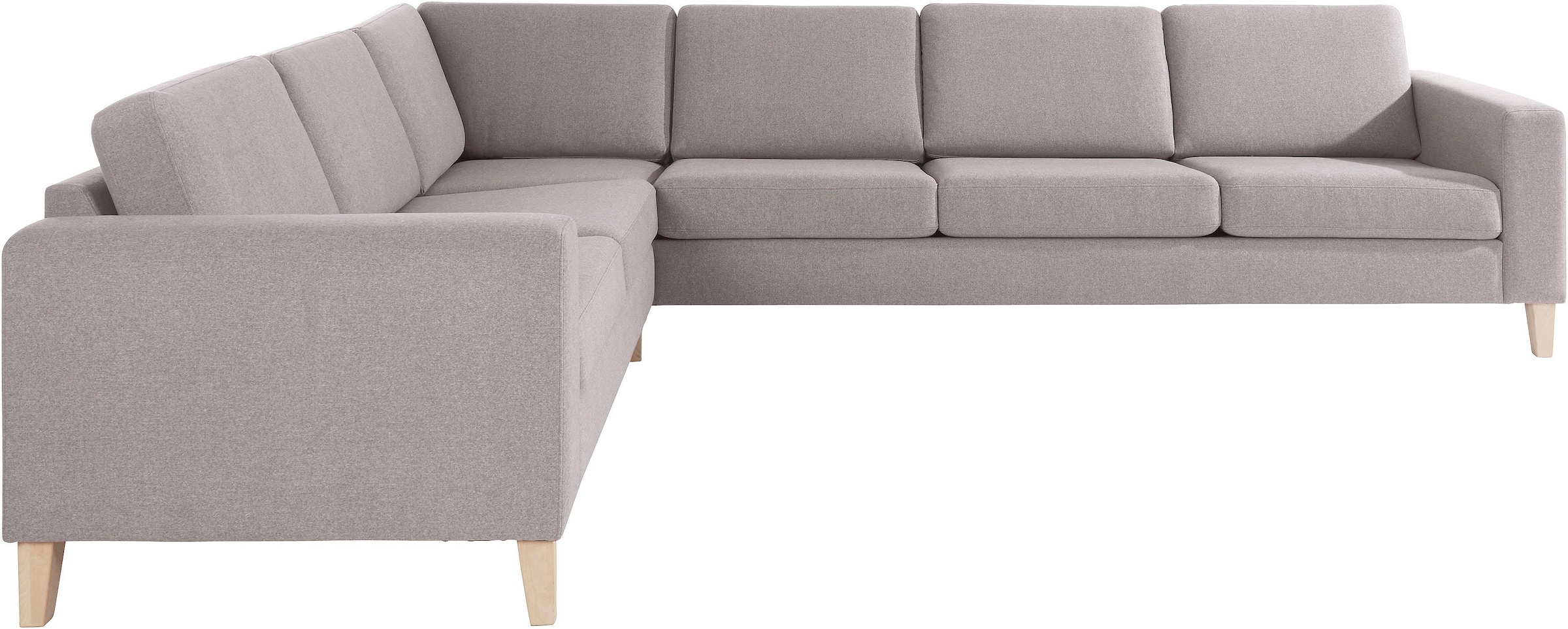 ATLANTIC home Schenkel collection langer links Ecksofa, mit kaufen Wellenunterfederung, BAUR montierbar rechts | oder