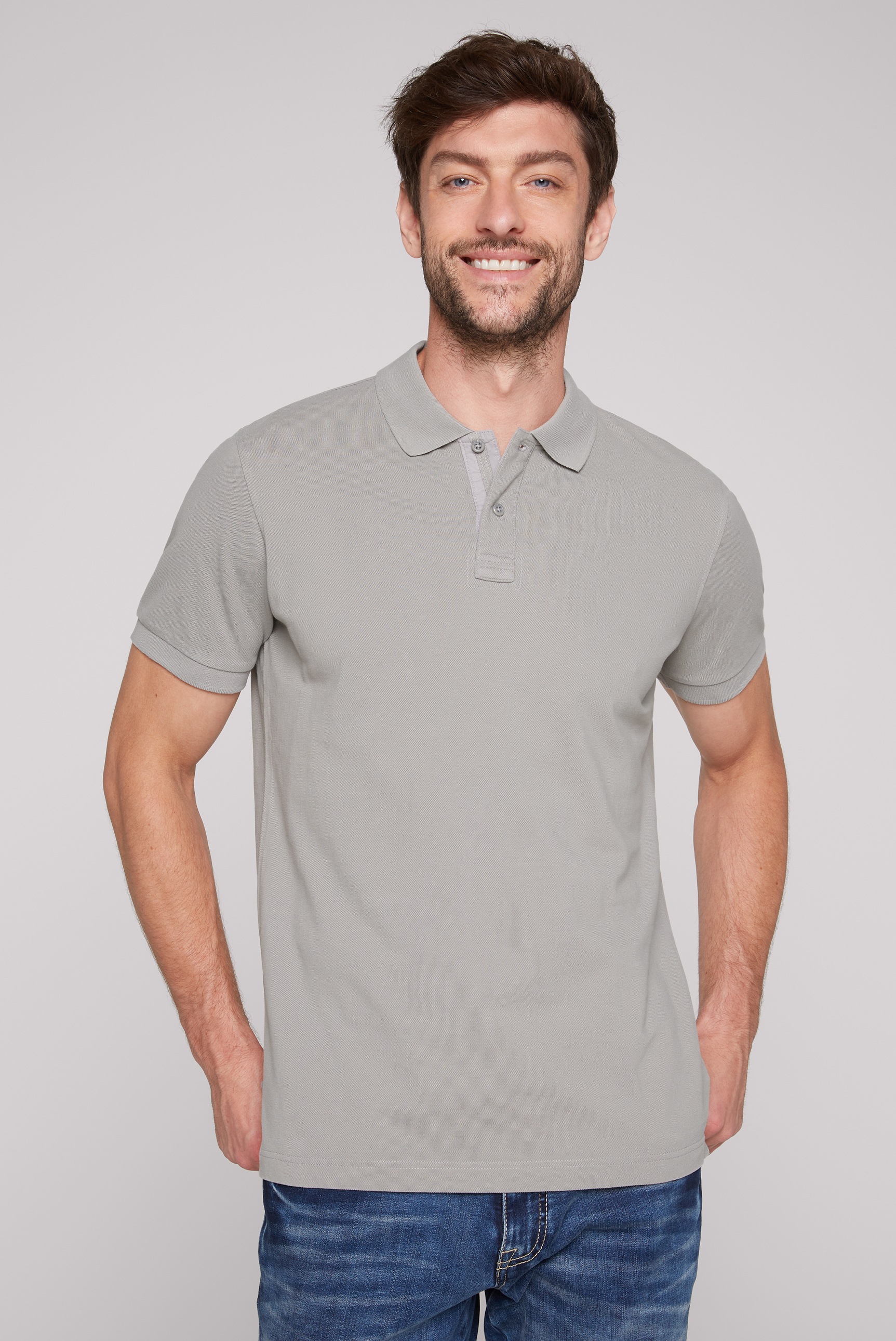 CAMP DAVID Poloshirt, mit Seitenschlitze günstig online kaufen