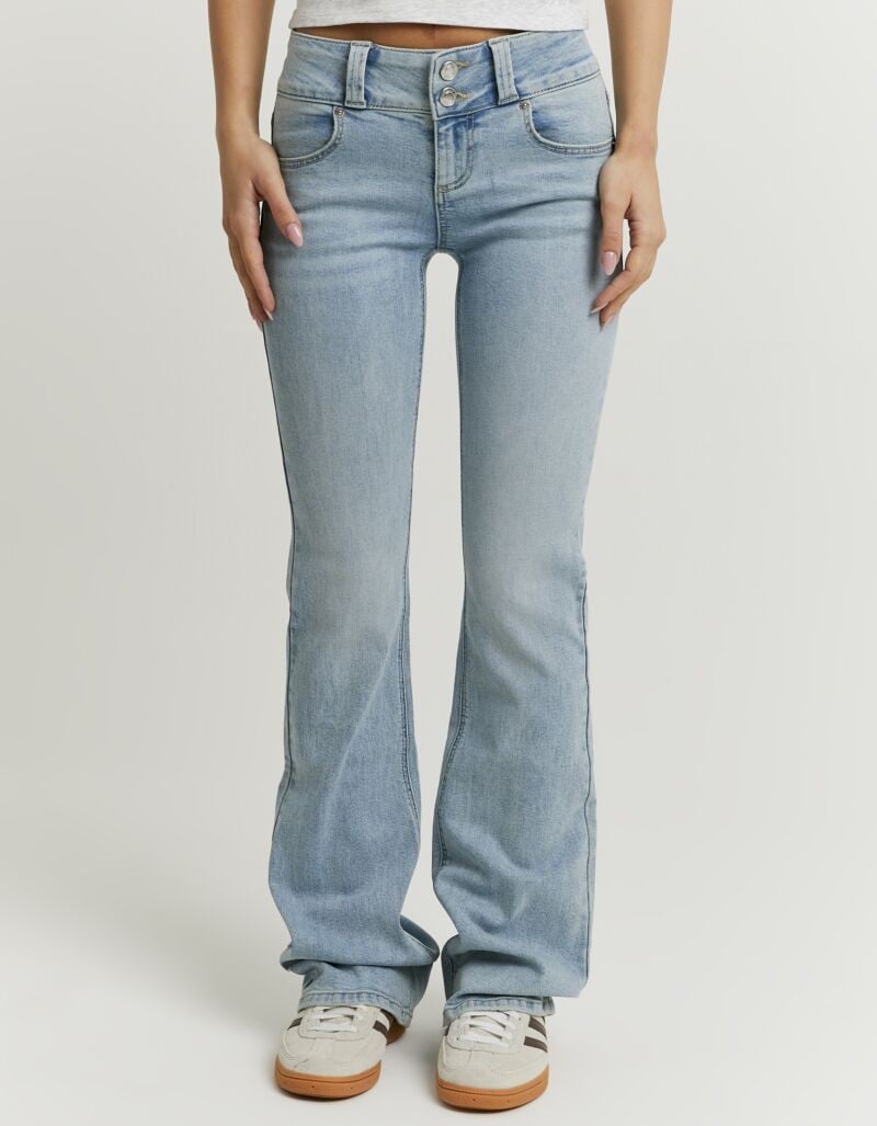 Tally Weijl Bootcut-Jeans "SPADECYNTIA" Baumwollmischung, Low Waist, mit do günstig online kaufen