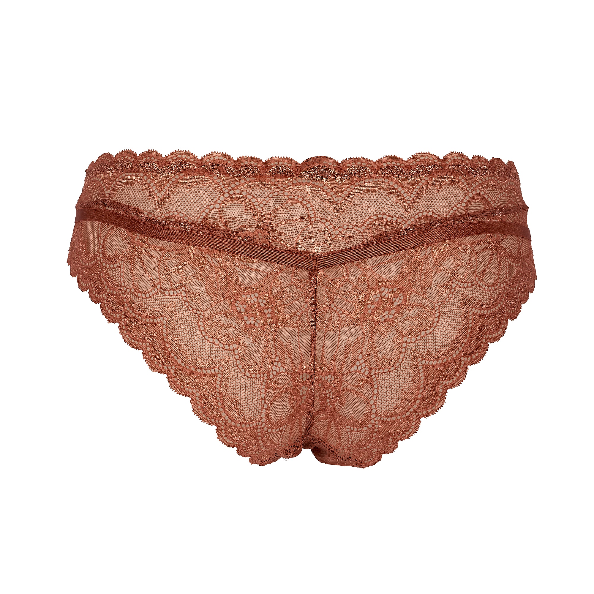 After Eden D-cup & up String »Mexy«, Florale Spitze, Riemchendetails