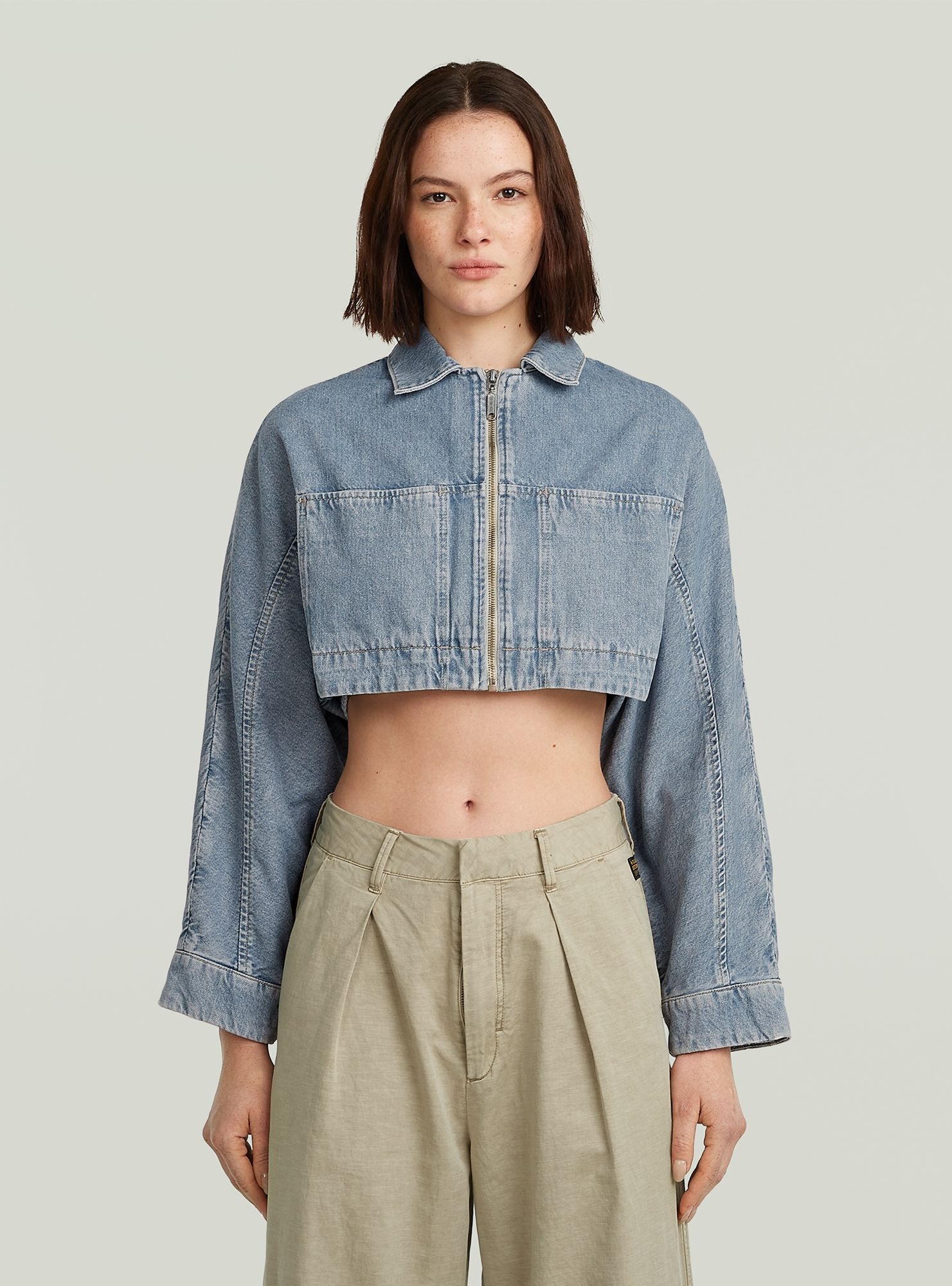 G-STAR Jeansjacke "Hyper Cropped Jacke" günstig online kaufen