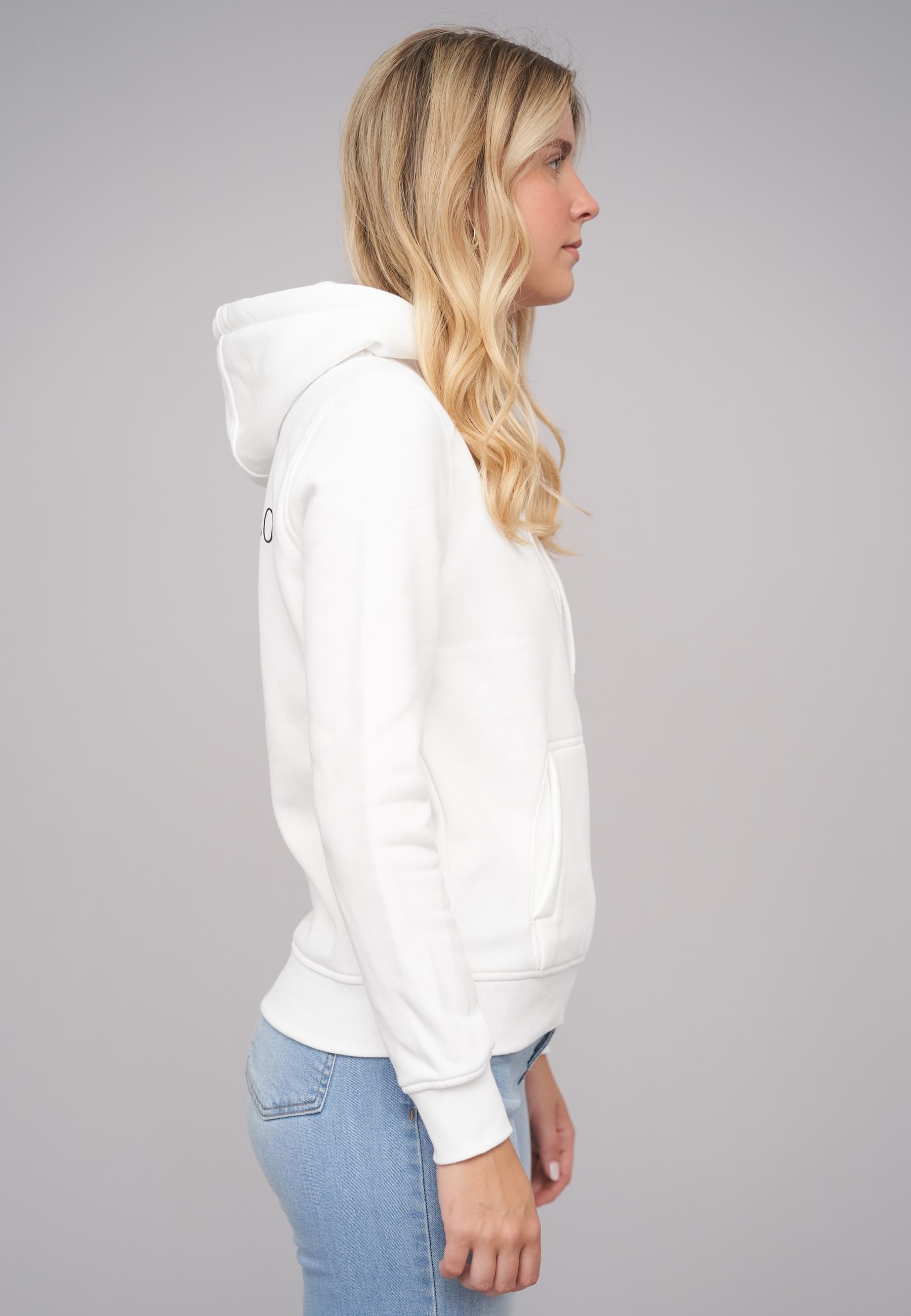 CLOUD 5IVE Kapuzenpullover »CLOUD 5IVE Ladies Limoncello Spritz White Hoody«, (1 tlg.)