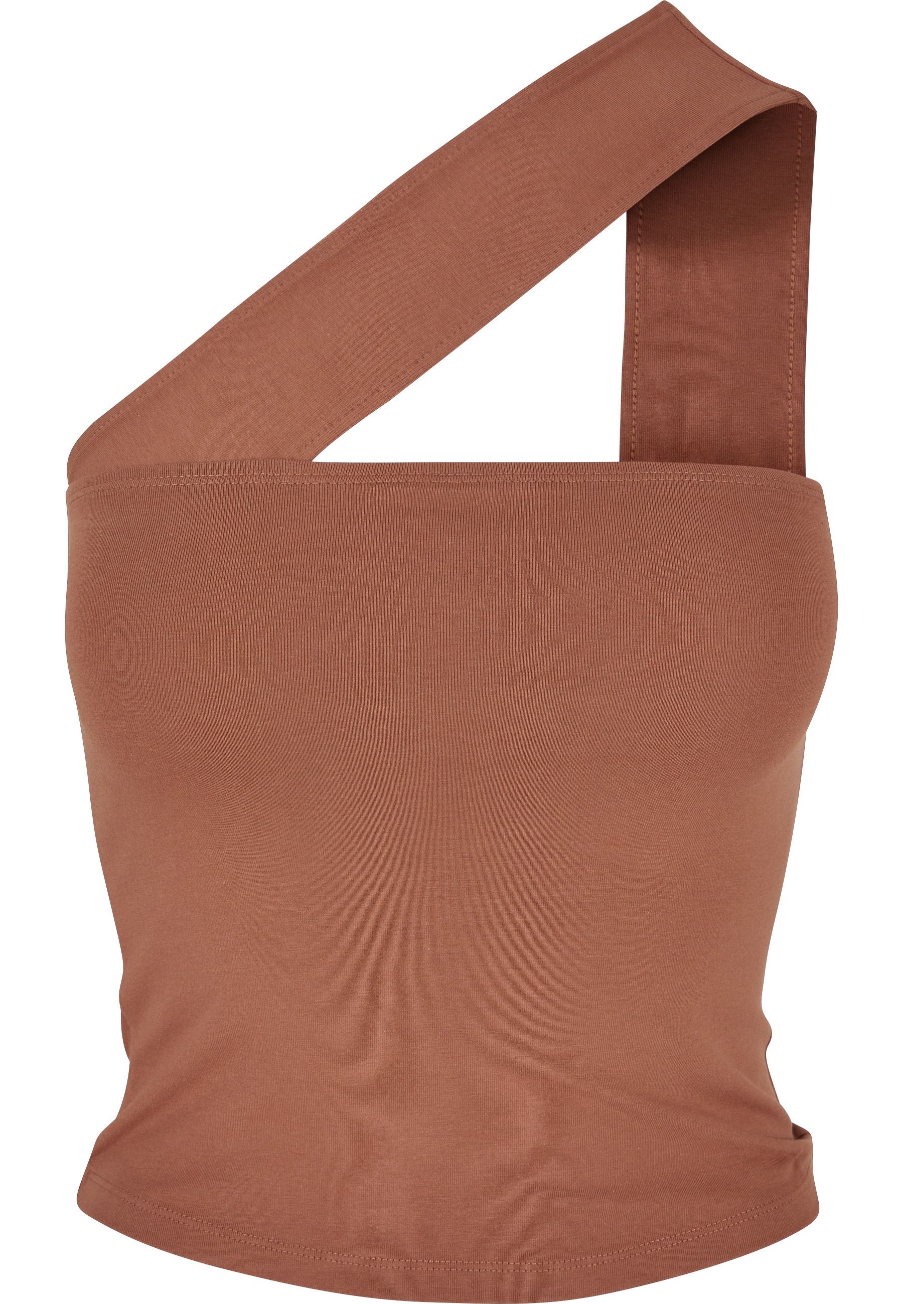 URBAN CLASSICS Tanktop "Urban Classics Damen Ladies One Strap Top" 1 Stk. günstig online kaufen