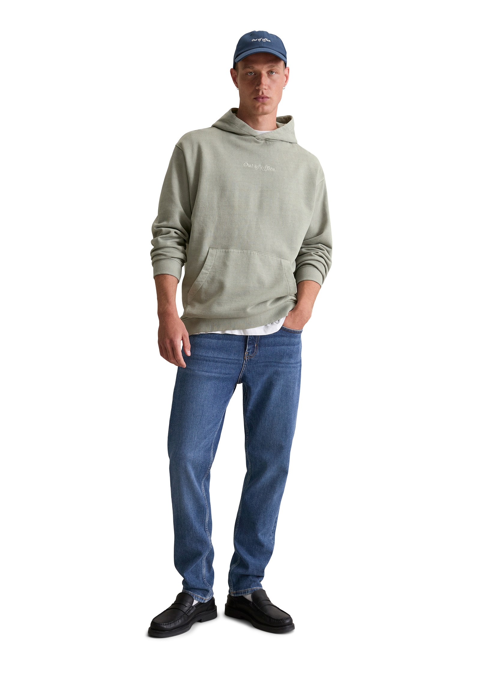 Marc O'Polo DENIM Sweatshirt »aus recycelter Baumwolle«