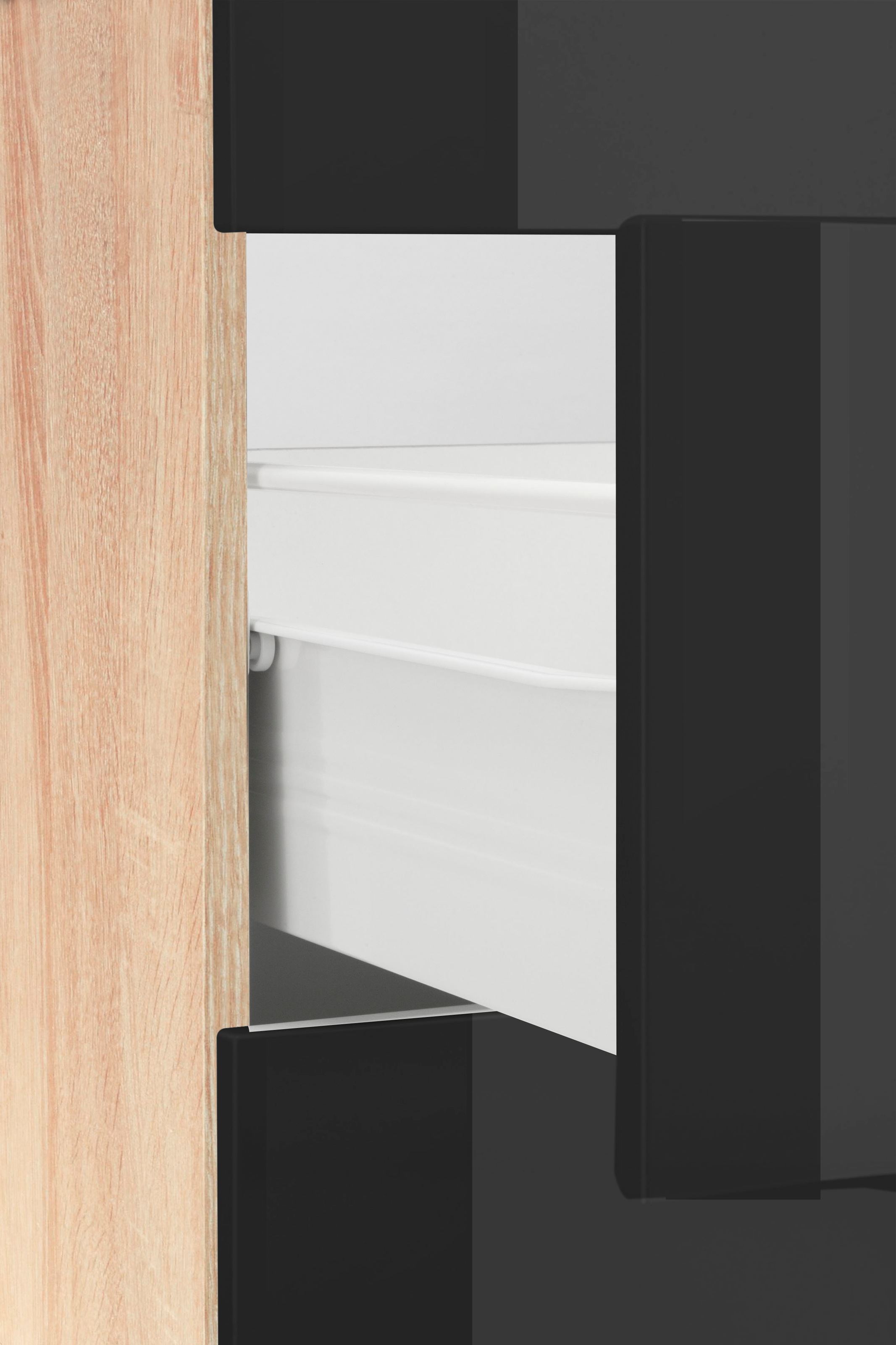 KOCHSTATION Küchenzeile »KS-Brindisi Breite 270 cm«, wahlweise mit E-Geräten und Induktion, mit MDF-Fronten und Regal