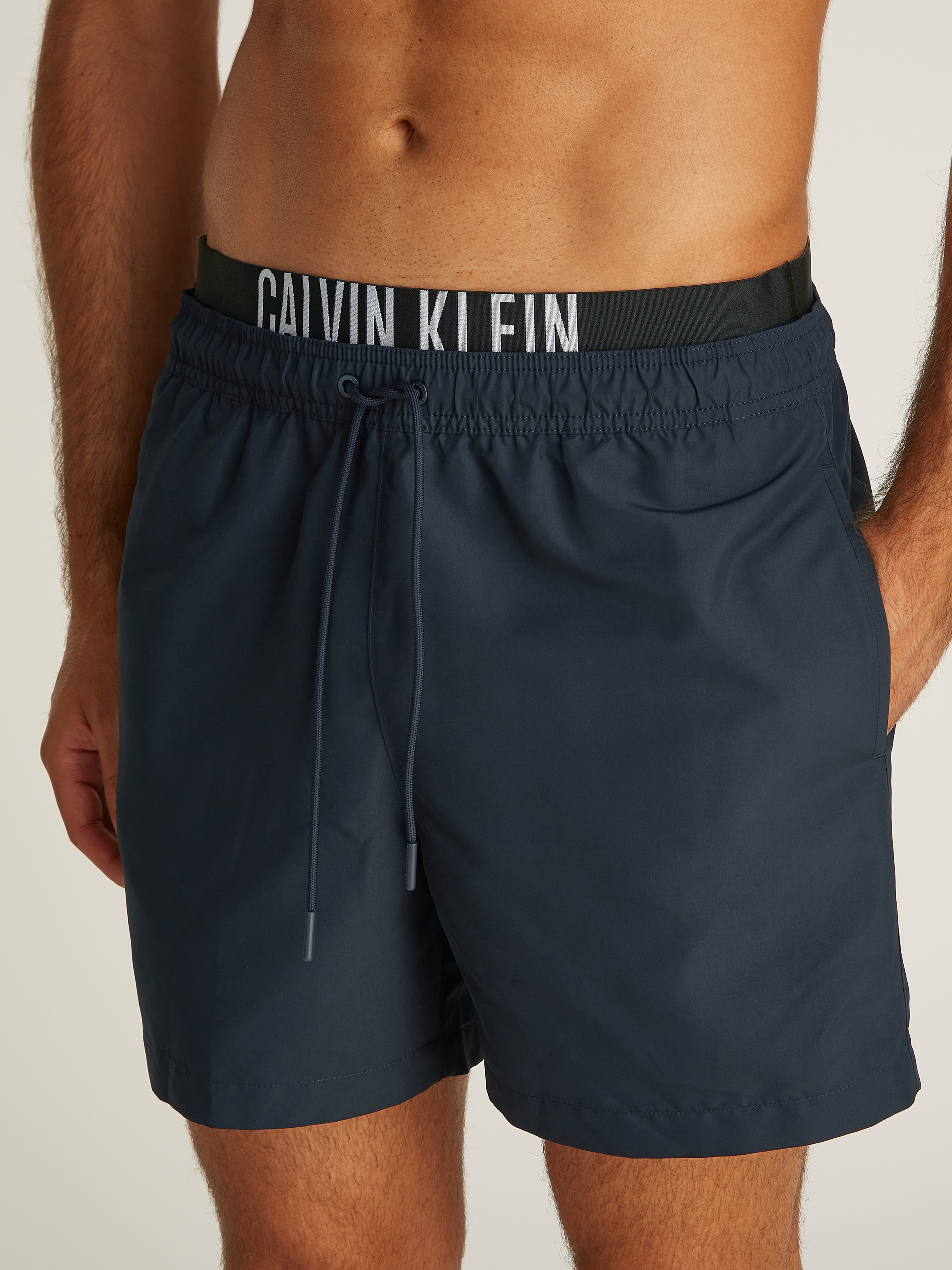 Calvin Klein Swimwear Badeshorts "MEDIUM DOUBLE WB", mit Logo günstig online kaufen