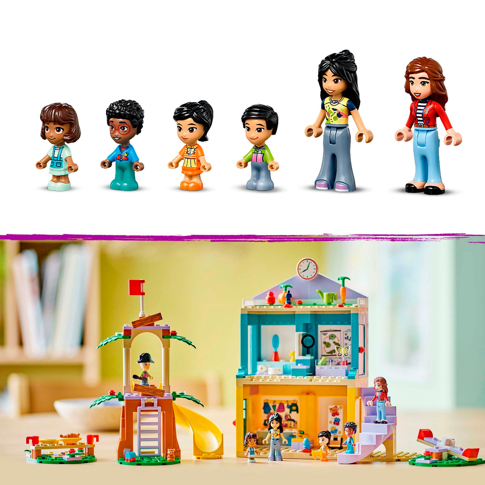 LEGO® Konstruktionsspielsteine »Heartlake City Kindergarten (42636), LEGO Friends«, (239 St.), Made in Europe