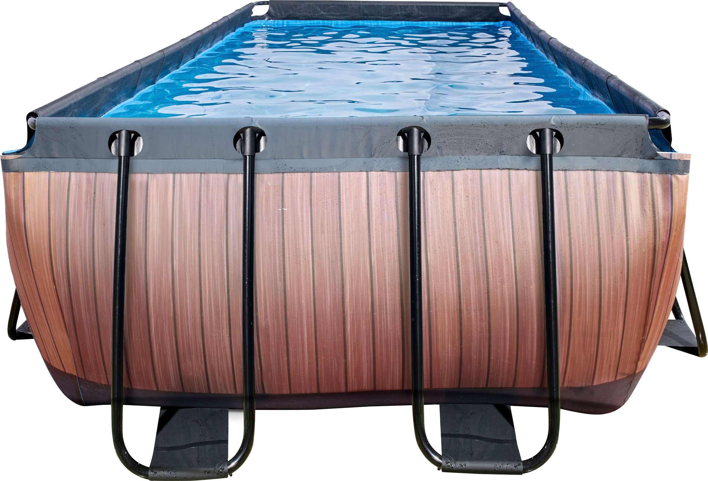 EXIT Framepool, (Set, 3 tlg.), BxLxH: 200x400x122 cm, mit Sandfilteranlage und Leiter