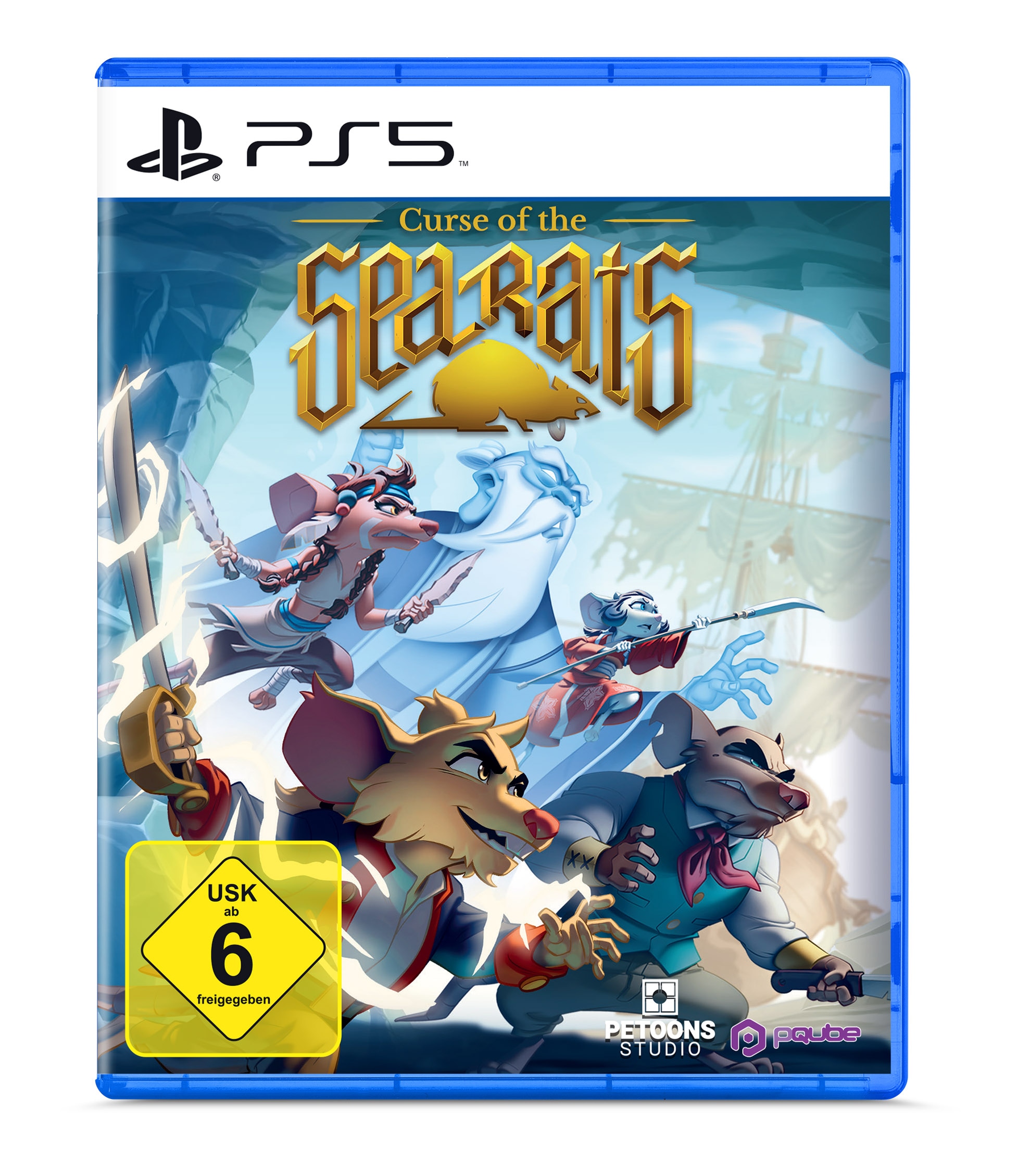 PQUBE Spielesoftware "Curse of the Sea Rats", PlayStation 5, bunt, Spielesoftware