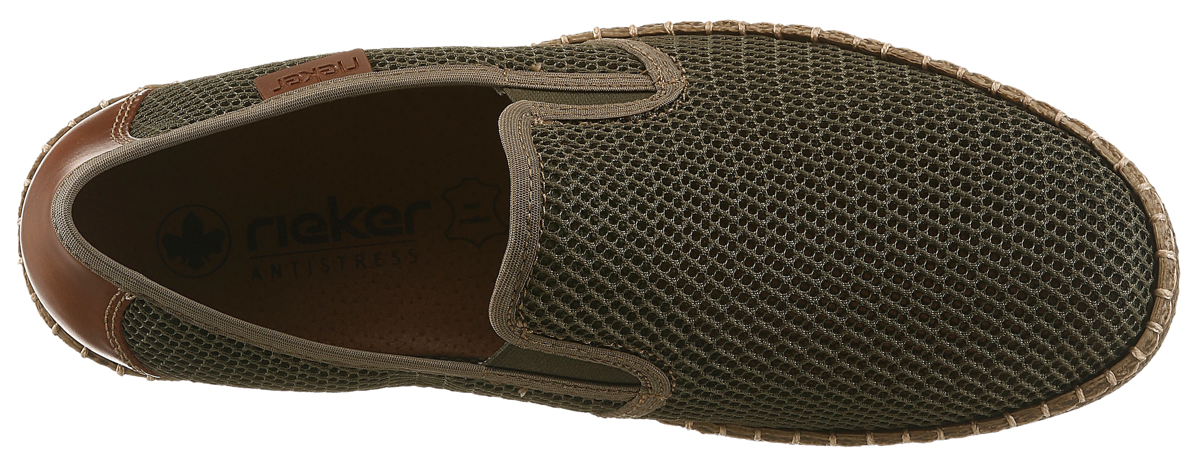 Rieker Espadrille  mit luftdurchlässiger Perforation