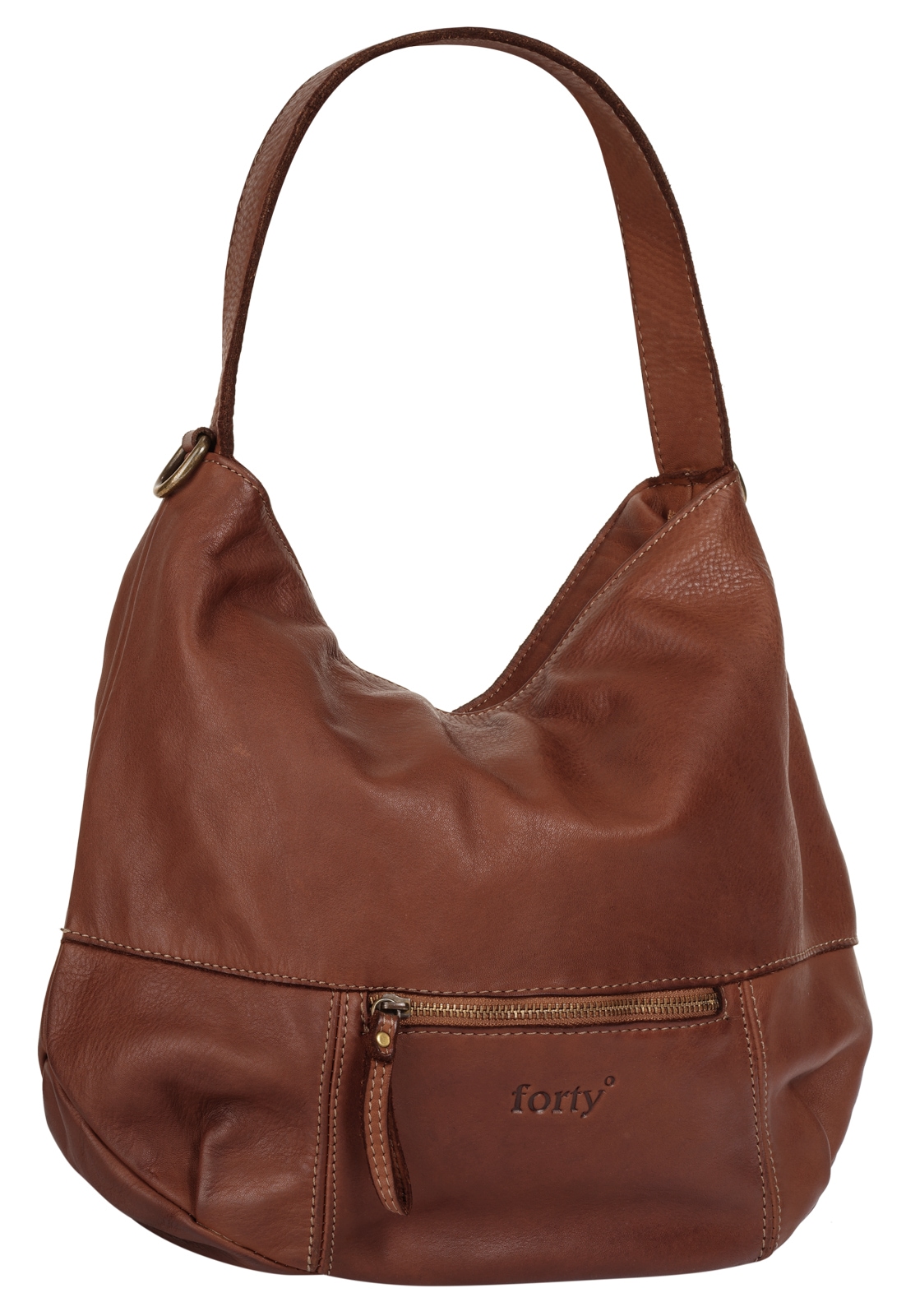 forty° Shopper, echt Leder, Made in Italy