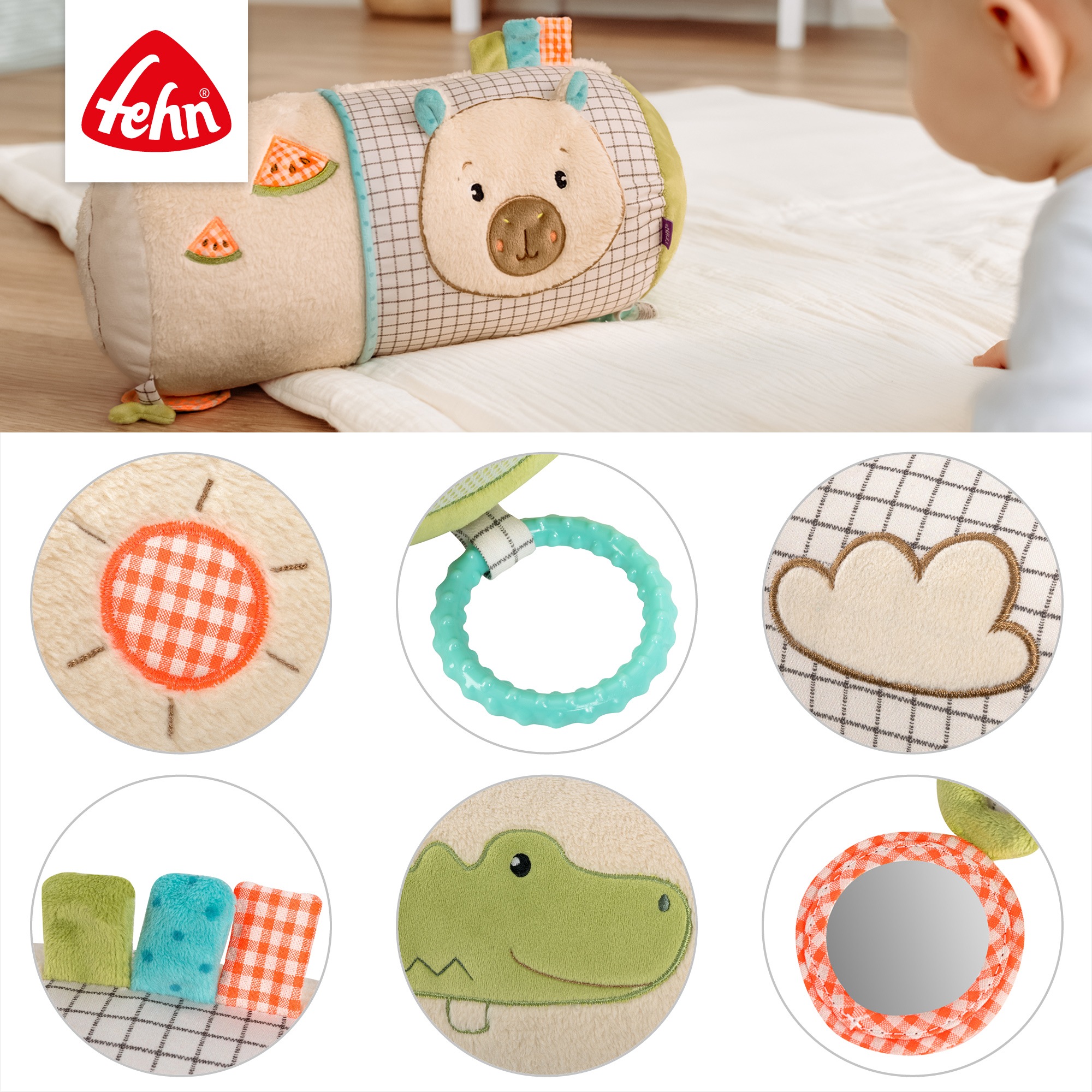 Fehn Krabbelrolle »Capybara Clara«