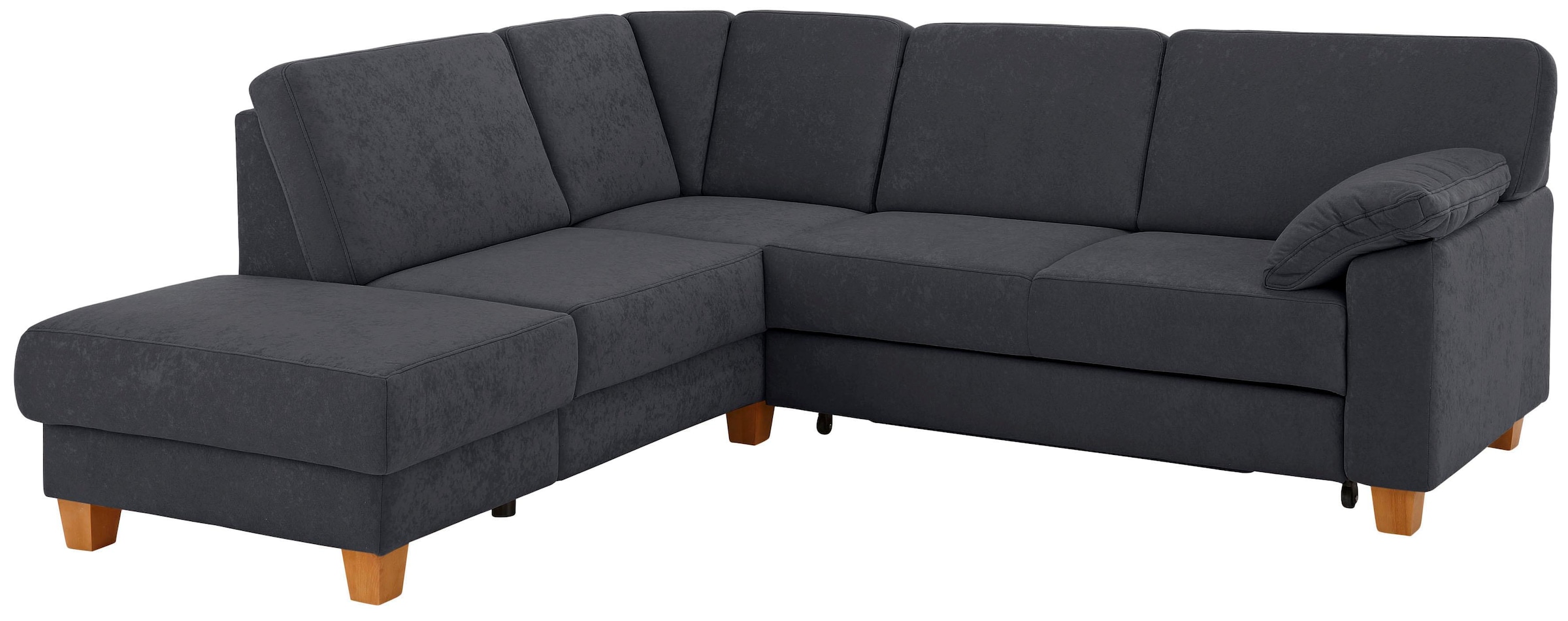 Home affaire Ecksofa "Belfort L-Form" mit Federkern, wahlweise mit Schlaffunktion und Stauraum
