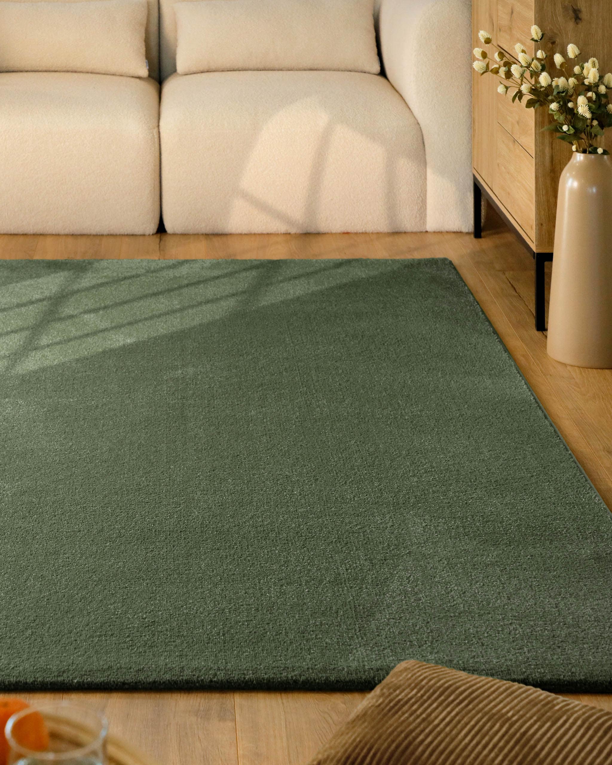 Esprit Teppich "Vegas - ESPRIT Kollektion" rechteckig 15 mm Höhe Kurzflor, uni, gewebt, pflegeleicht, formstabil, für Fußbodenheizung