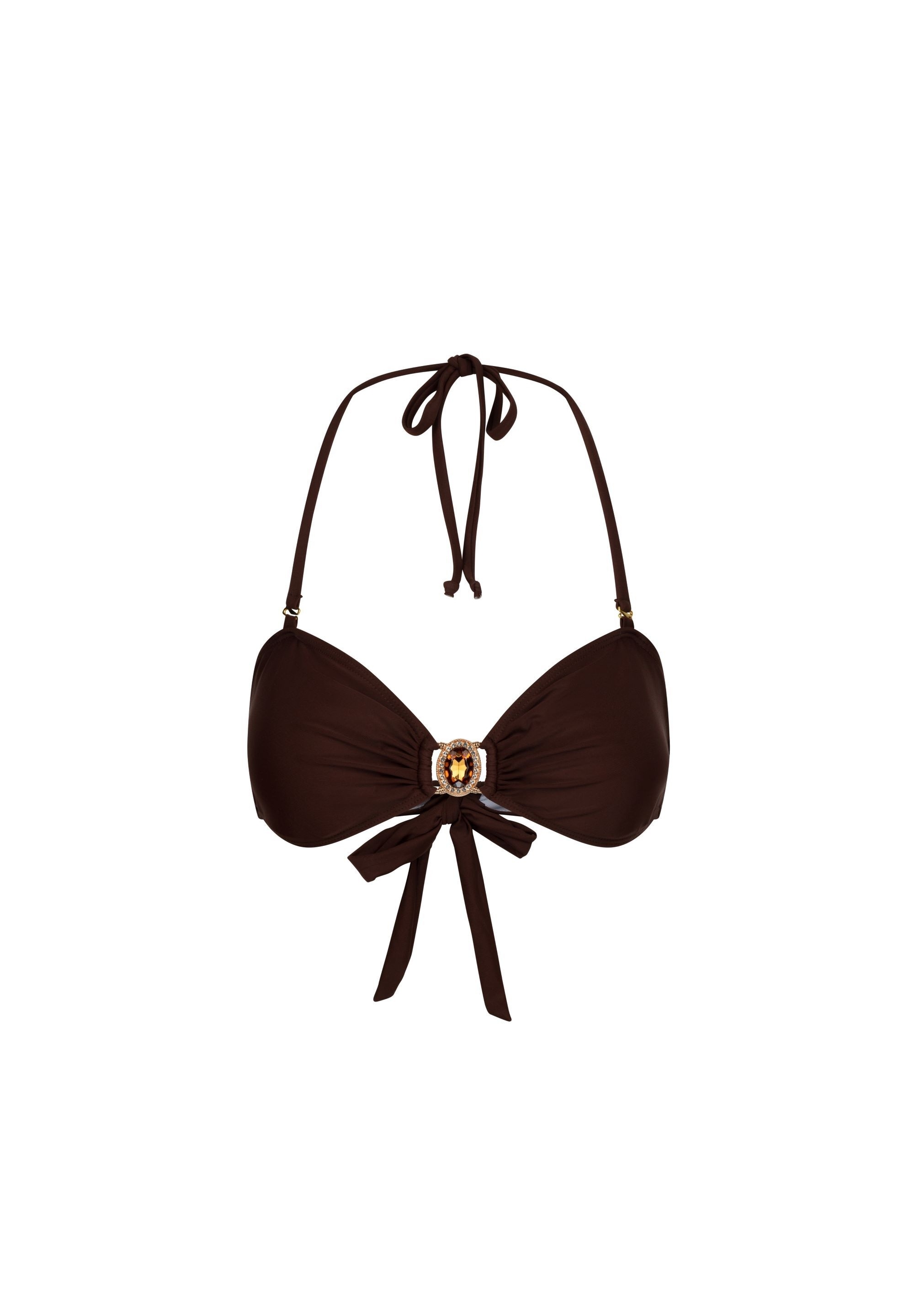 Moda Minx Triangel-Bikini-Top »Amour«, mit funkelnden Glitzersteinen