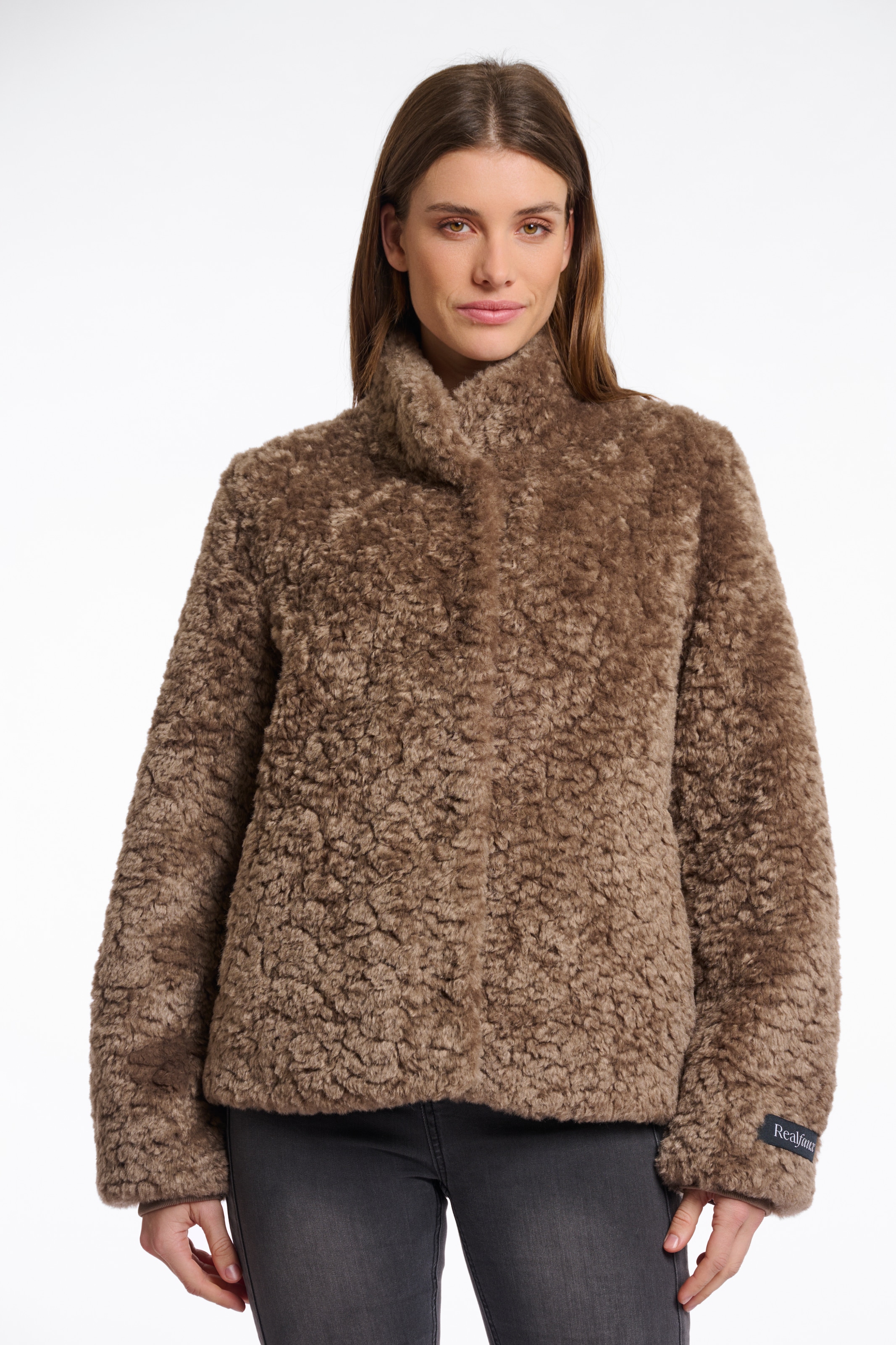 Rino & Pelle Kurzjacke "KION", ohne Kapuze, in Fell-Optik günstig online kaufen