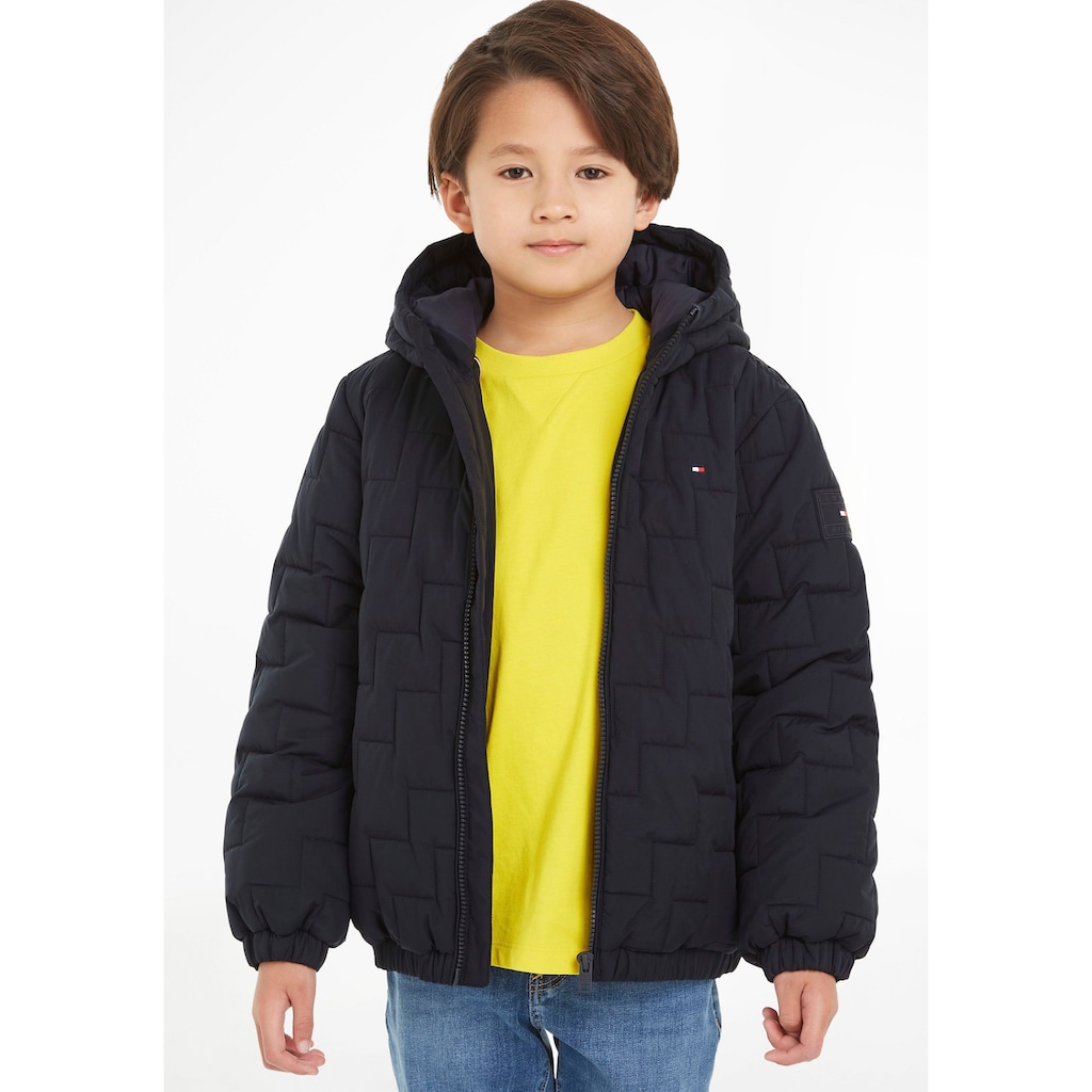 Tommy Hilfiger Steppjacke »QUILTED JACKET«, mit Kapuze