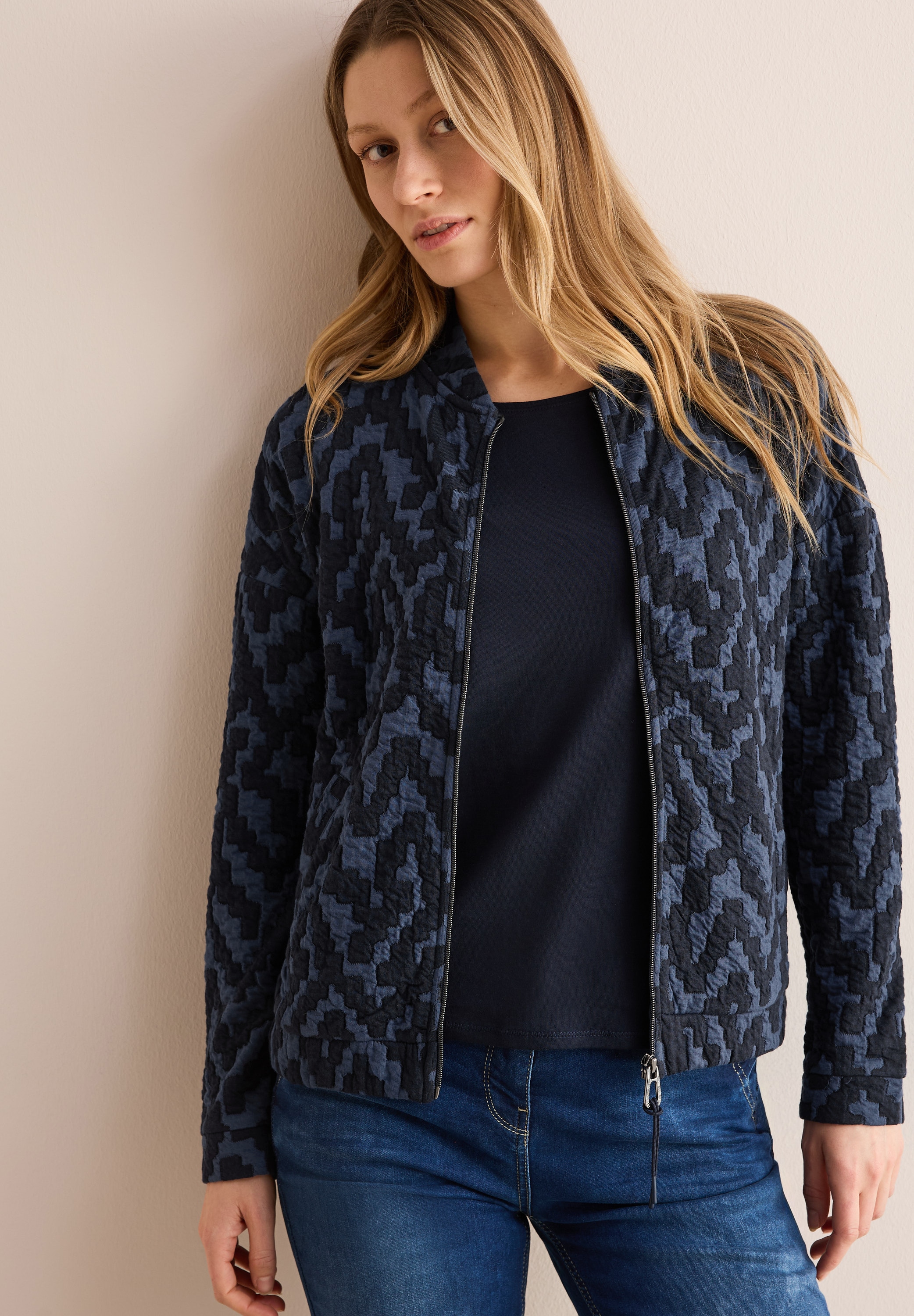 Cecil Bomberjacke, mit Jacquard-Muster