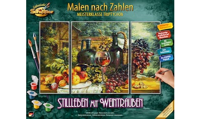 Schipper Malen nach Zahlen »Meisterklasse Triptychon - Stillleben mit Weintrauben«,... kaufen