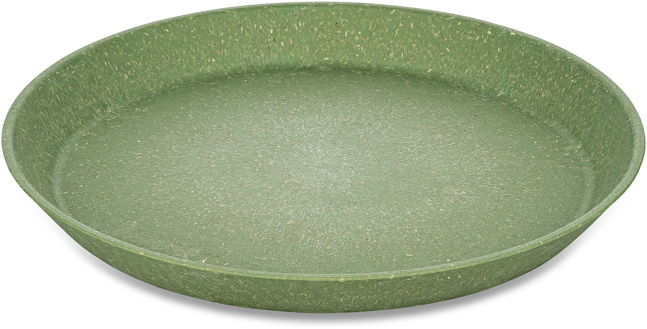 KOZIOL Speiseteller "CONNECT PLATE Ø 20,5 cm, aus biozirkulärem Material, CO² neutral", (Set, 4 St., 4er-Set), Spülmasch