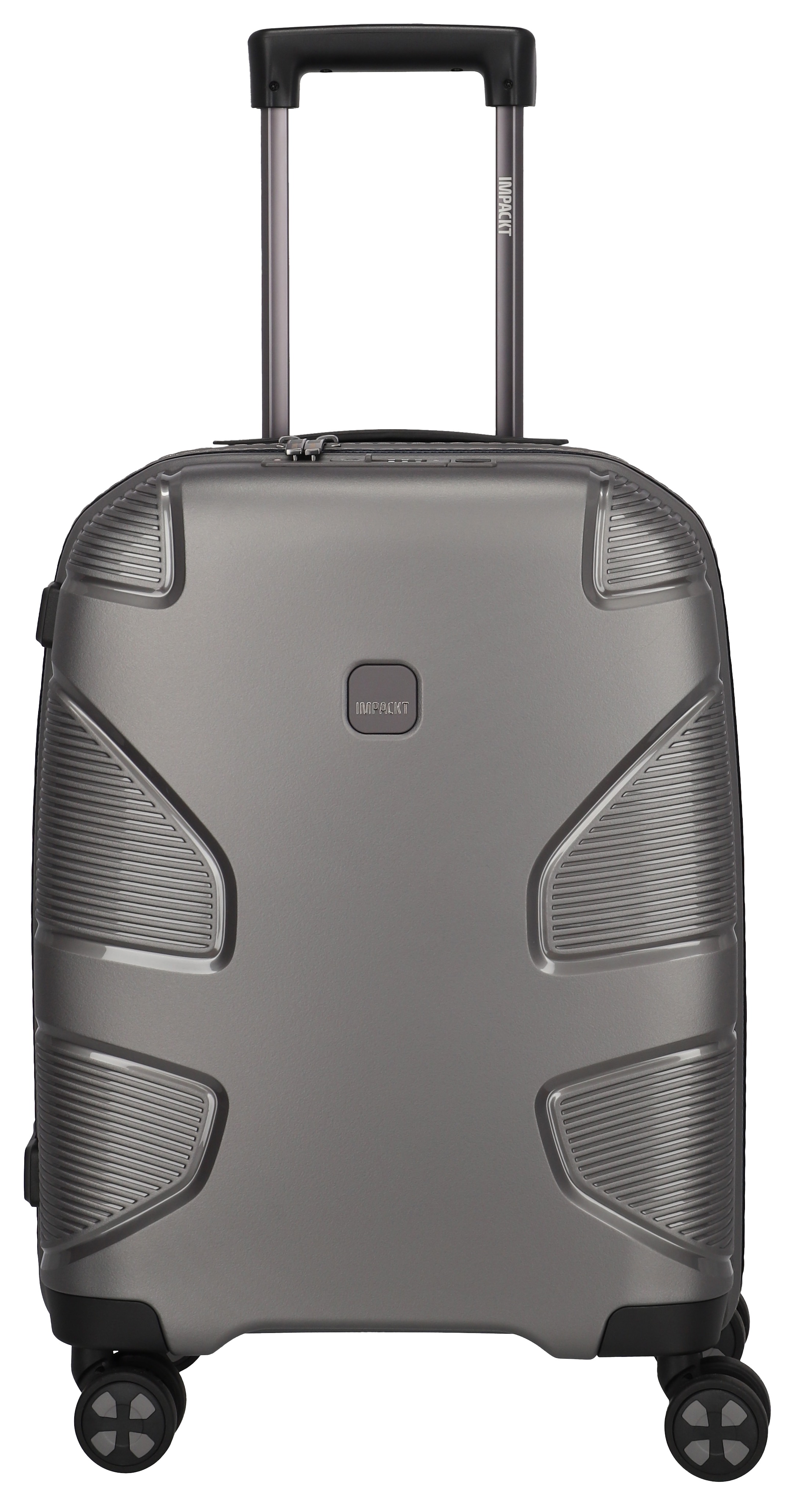 IMPACKT Hartschalen-Trolley "IP1, verschiedene Größen und Farben", grau, Polypropylen, unifarben, Koffer, Hartschalen-Koffer vegan Koffer Reisegepäck