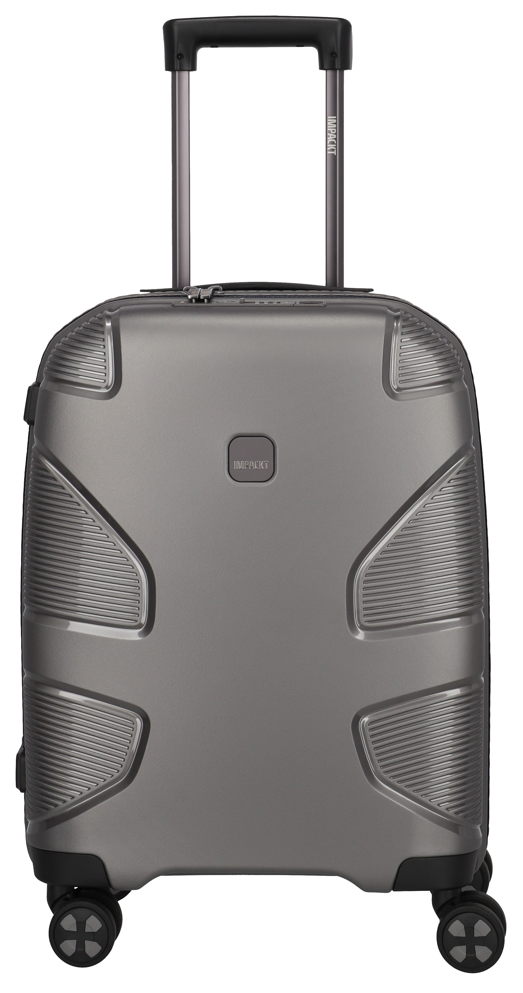 IMPACKT "IP1, verschiedene Größen und Farben" 38 l 4 Rollen Hartschalen-Koffer vegan Koffer Reisegepäck USB-Port TSA Zahlenschloss