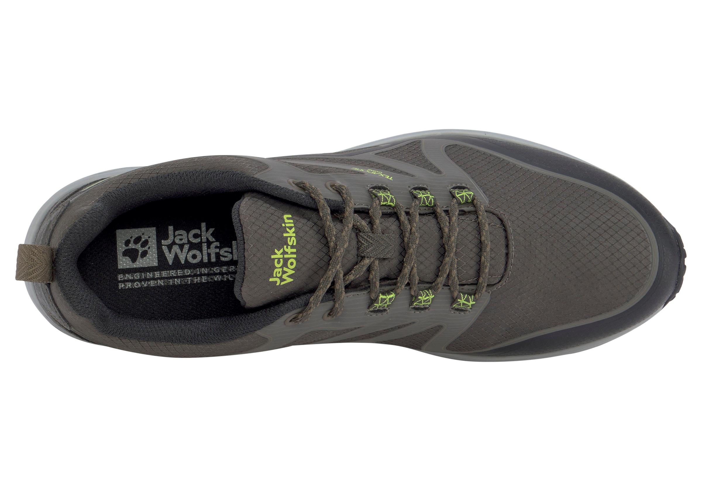 Jack Wolfskin Walkingschuh »ROCKET HIKER 2 TEXAPORE M«, wasserdichter Wanderschuh für Outdoor-Aktivitäten