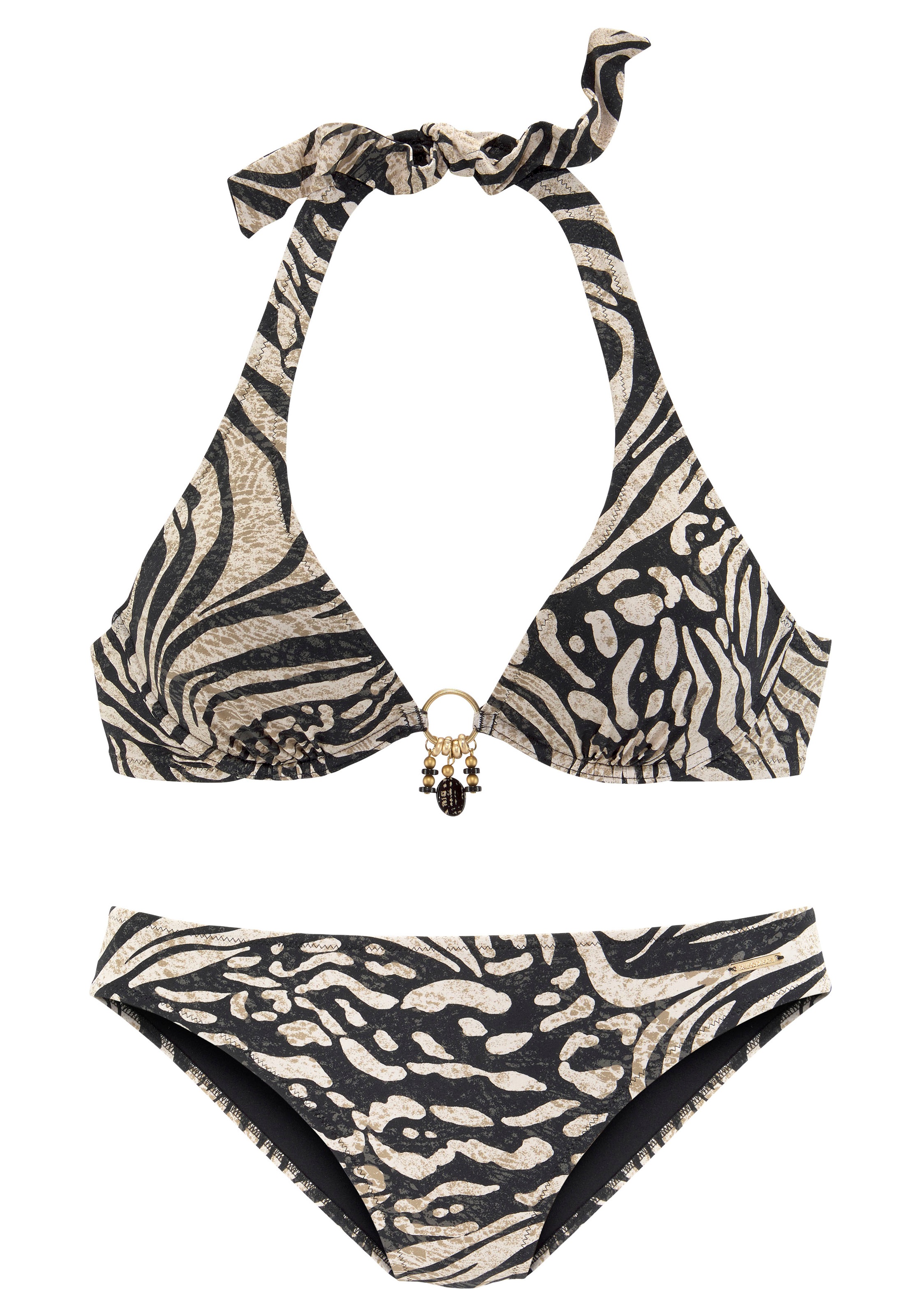 Bruno Banani Bügel-Bikini in trendigem Animalprint günstig online kaufen