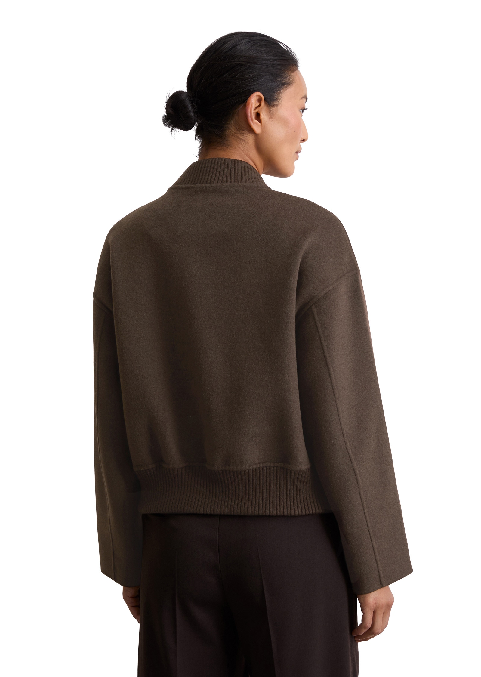 Marc O'Polo Outdoorjacke »aus edlem Doubleface«, ohne Kapuze