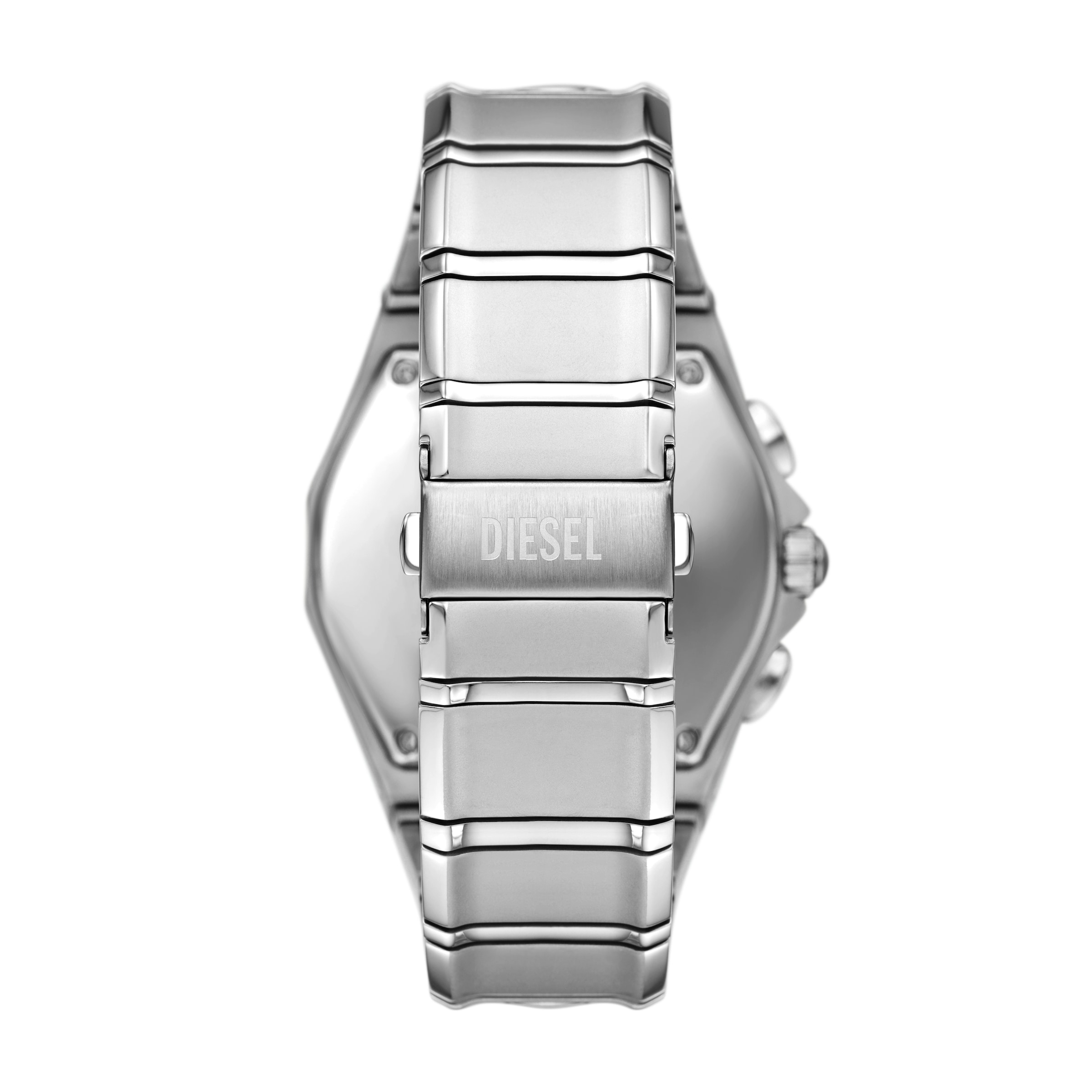 Diesel Chronograph »D-CURVE«, Quarzuhr, Armbanduhr, Herrenuhr, Edelstahlarmband, analog