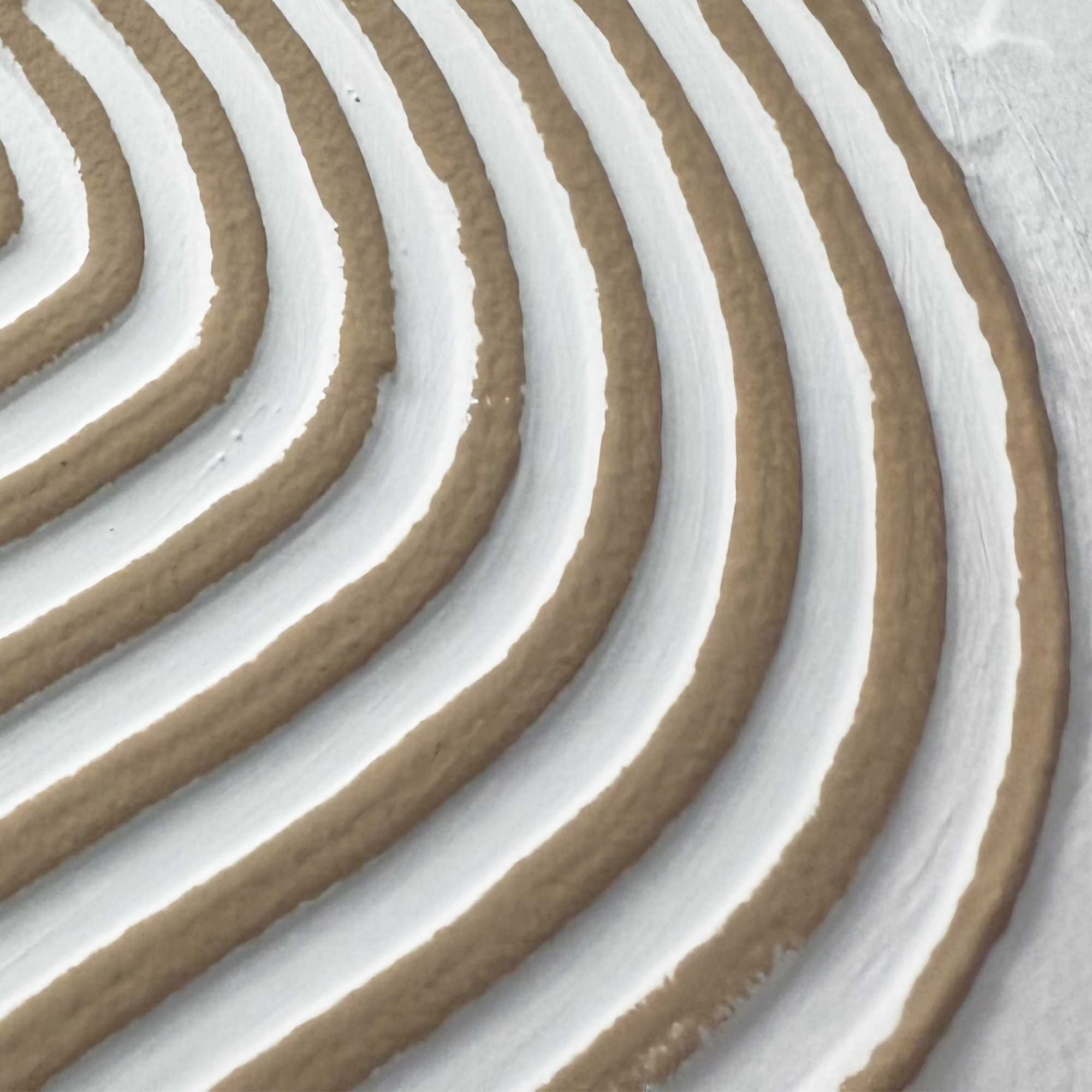 Reinders! Wandbild »Reliefbögen«, Wohnzimmer - Beige - MDF - Abstrakt - 30x40 cm