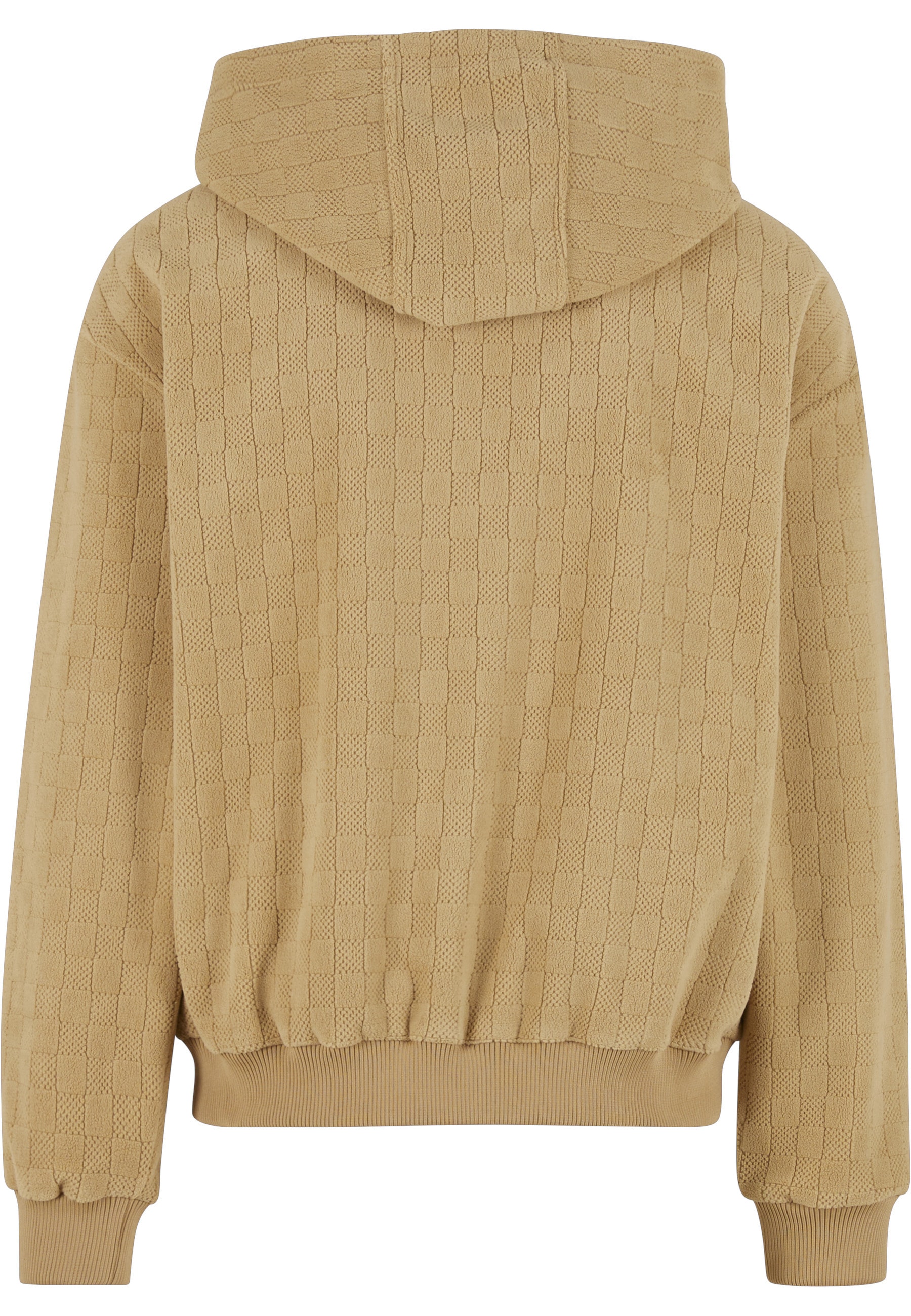 URBAN CLASSICS Sweatjacke »Urban Classics Jaquard Velvet Zip-Hoody«