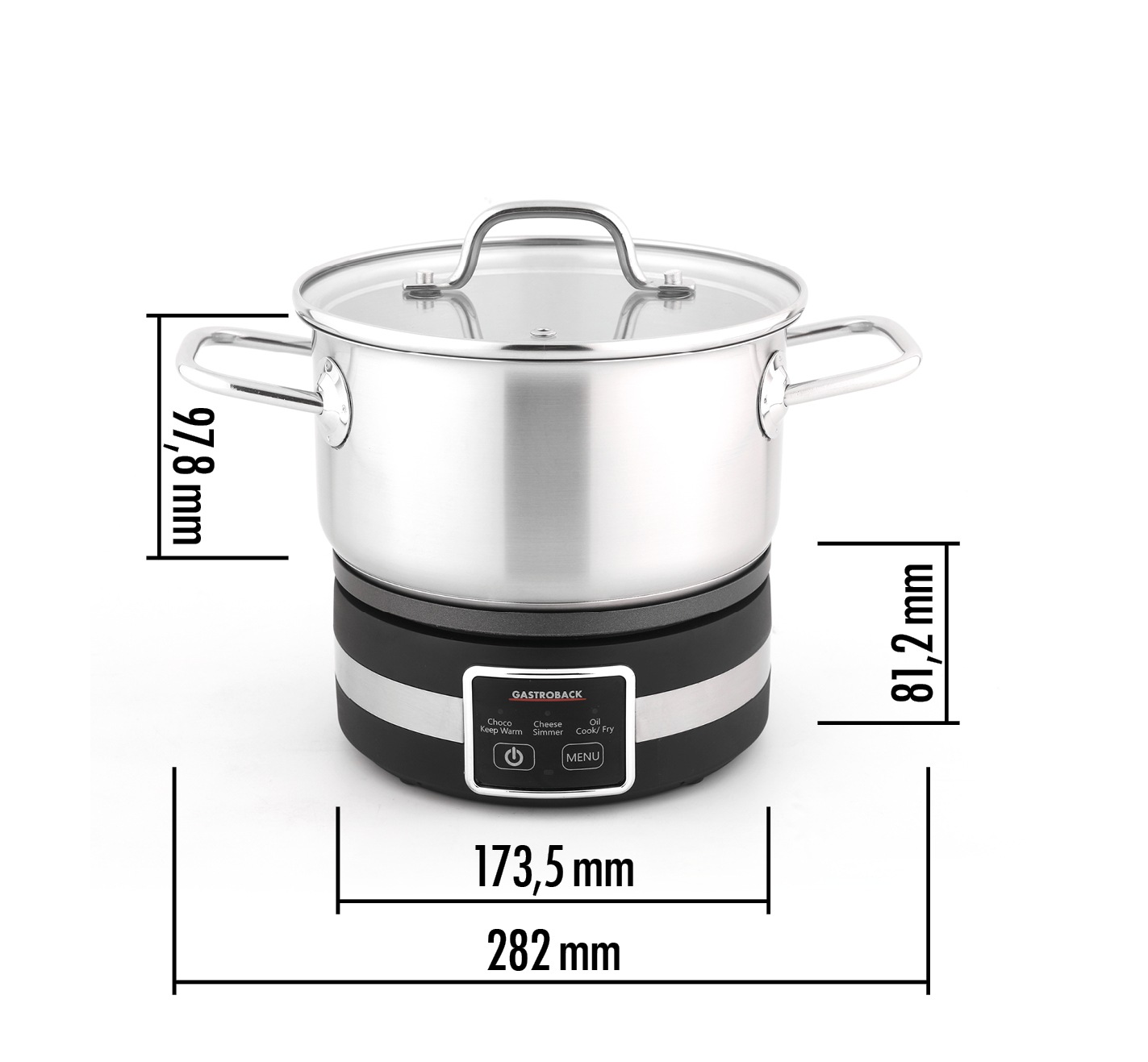 Gastroback Fondue »Fondue MultiCook 4-in-1 & Kochplatte«