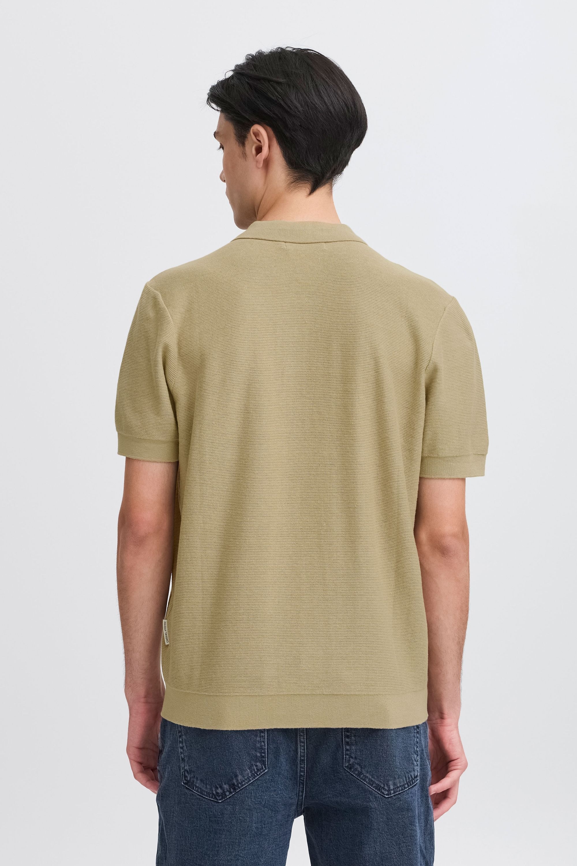 CASUAL FRIDAY CFEdward Polo Shirt Beige Size S 3