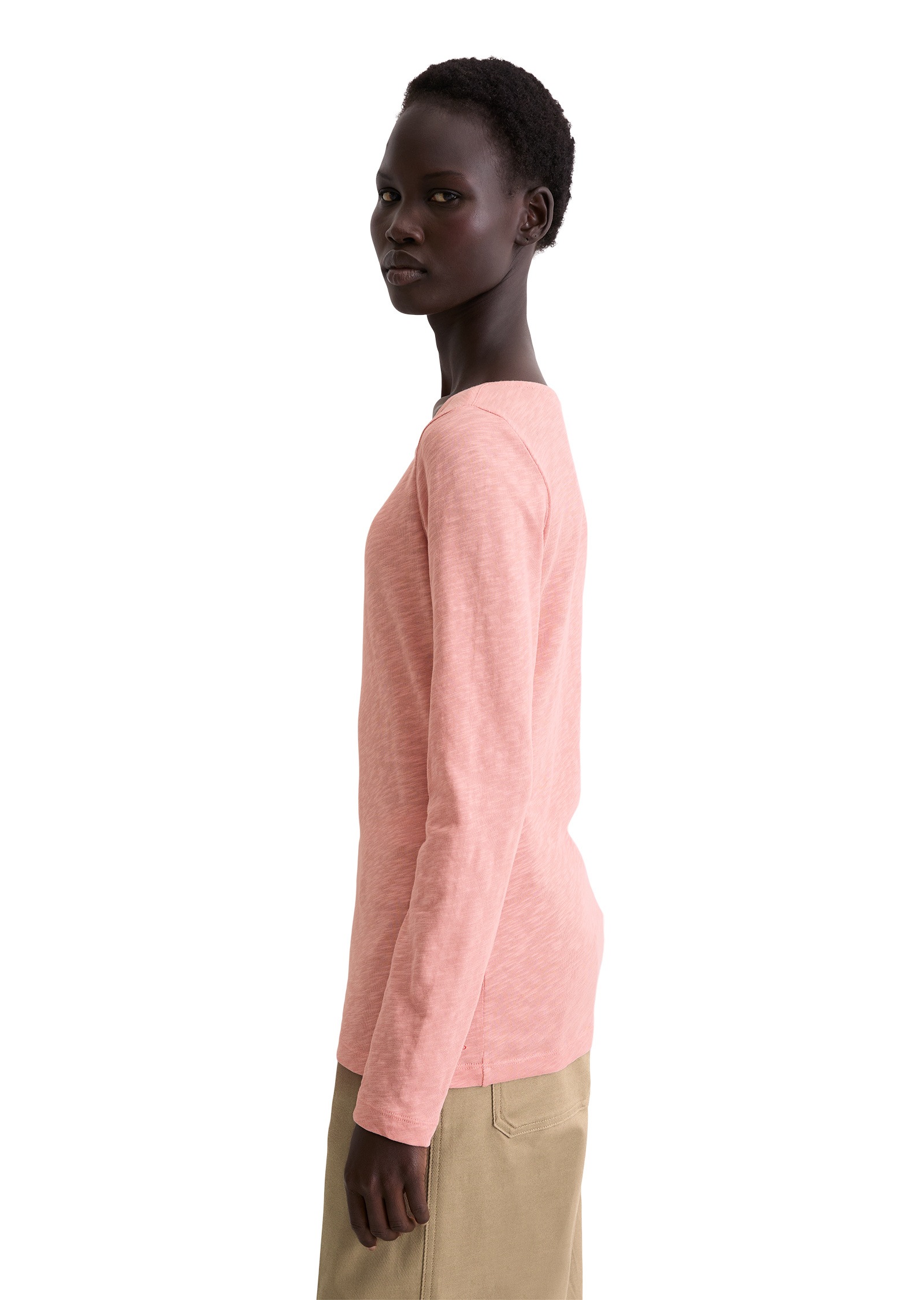 Marc OPolo Langarmshirt "aus Organic Cotton-Qualität" günstig online kaufen