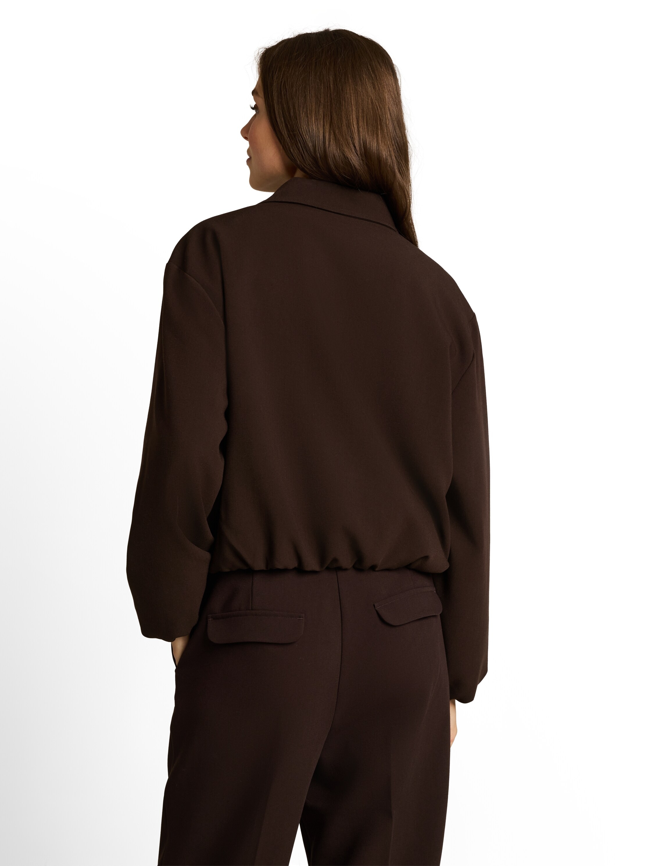 TOM TAILOR Jackenblazer »Loose« Kurzjacke im Loose Fit / Hemdkragen