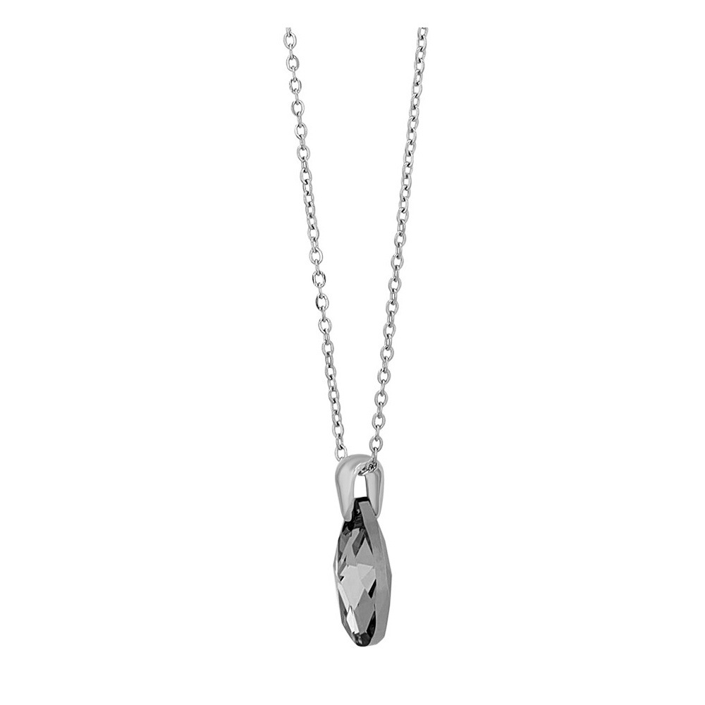Adelia's Sheridan Stainless Steel Necklace Silver 47cm