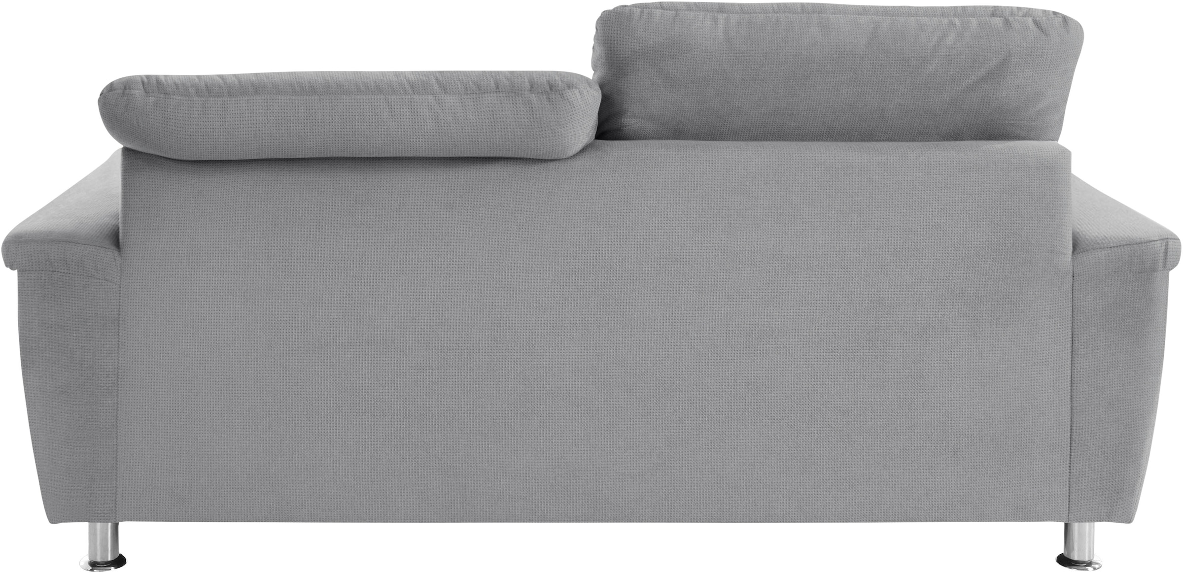 DOMO collection 2-Sitzer »Franzi, zeitlos & elegant, moderne Sitzheftung«, wahlweise mit Kopfteilverstellung, inklusive Zierkissen