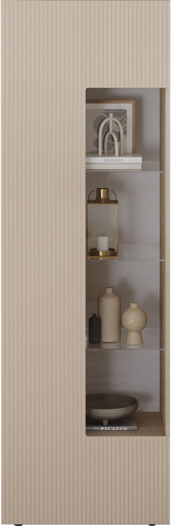 INOSIGN Vitrine "RIO, Höhe 187 cm, Hochschrank mit 1 Tür, Anrichte, Standvi günstig online kaufen