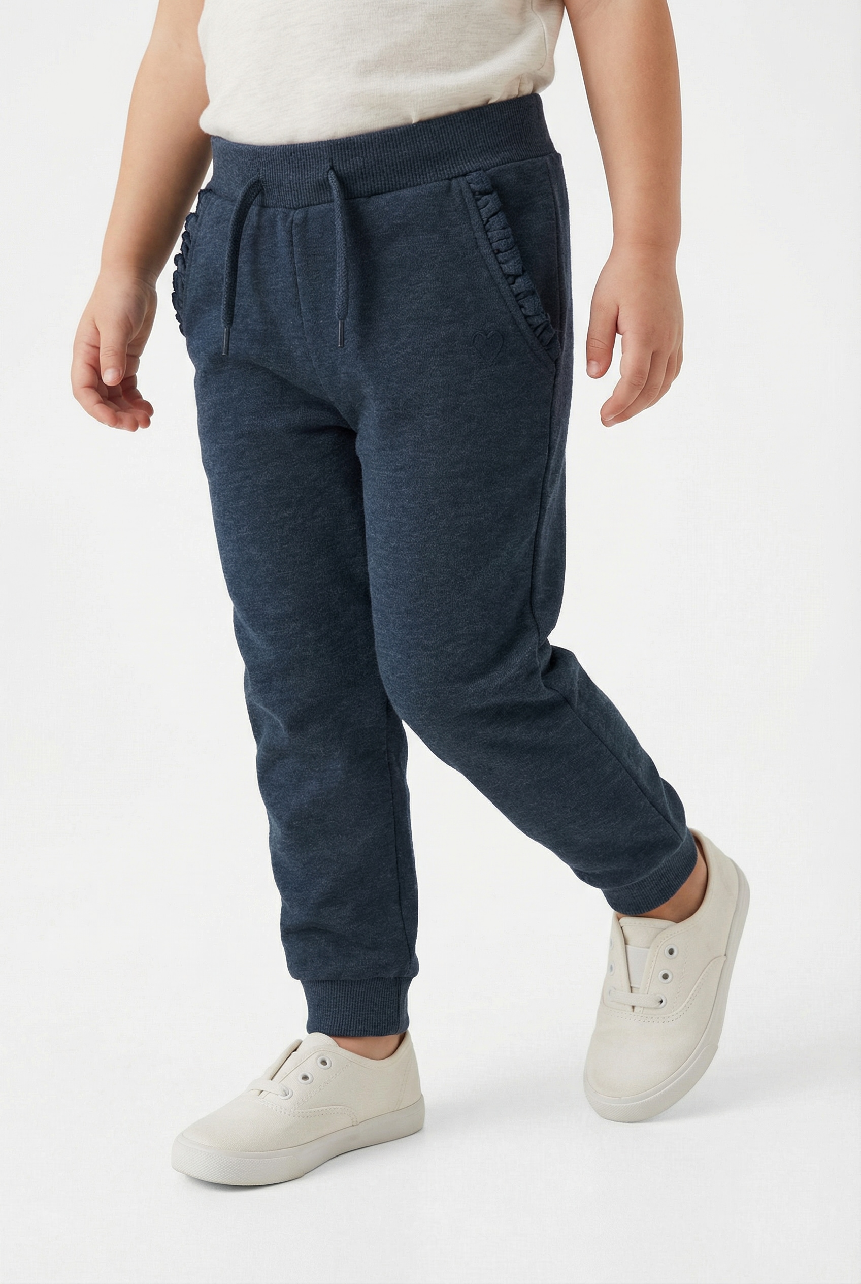 Name It Sweathose "NMFVIMA SWE PANT BRU NOOS" mit süßem Rüschendetail