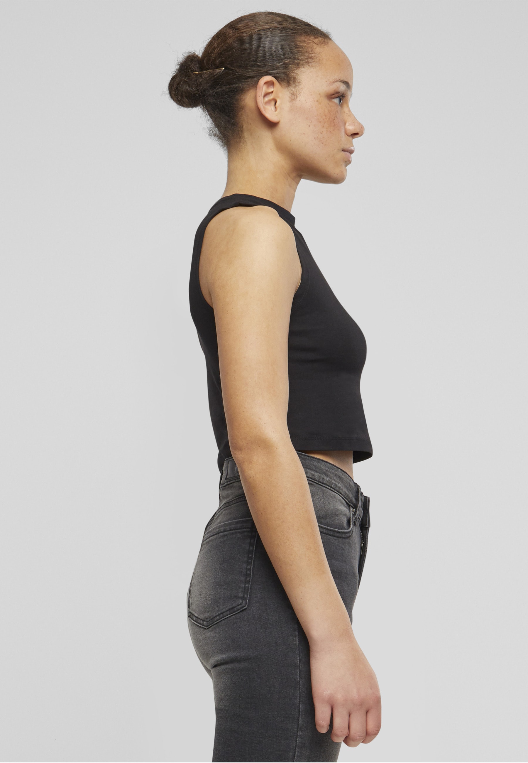 Fubu Tanktop »Fubu Damen FW221-036-1 FUBU Corporate Rhinestone Top« 1 Stk.