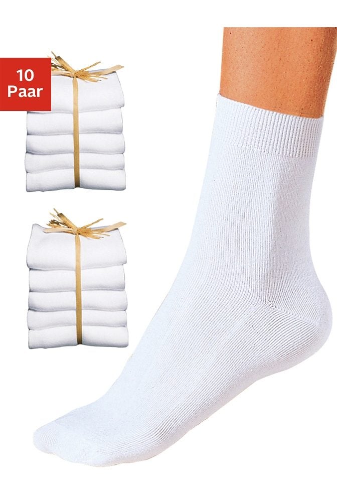 Go in Basicsocken Packung, 10 Stk. tlg. unifarben günstig online kaufen