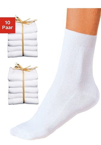 Basicsocken, (Set, 10 Paar)