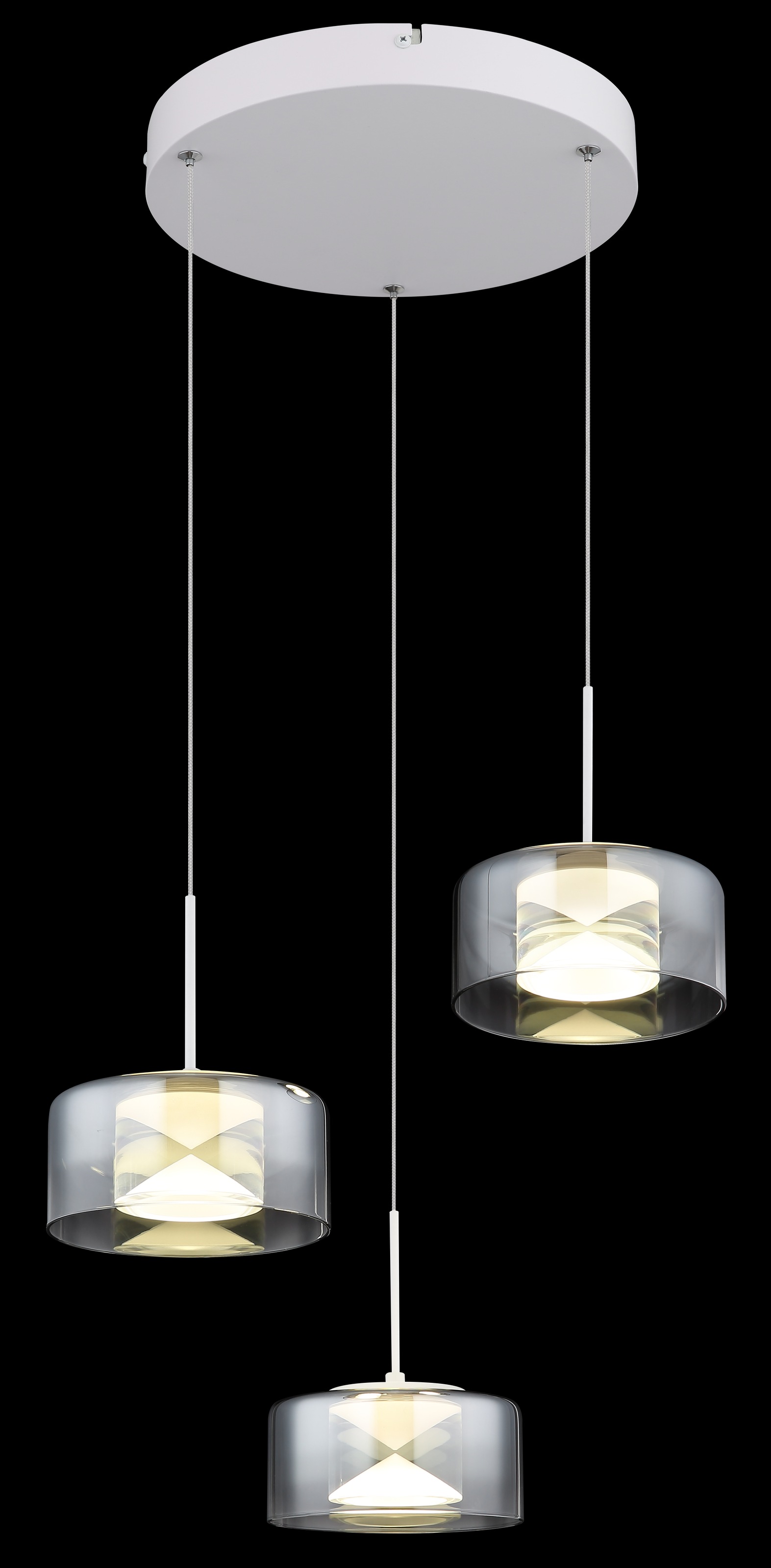 GLOBO LIGHTING Hängeleuchte »BELINDA« LED-Modul 1 Stk. Warmweiß Hängelampe Esszimmer-Leuchte Esstischleuchte Wohnzimmer