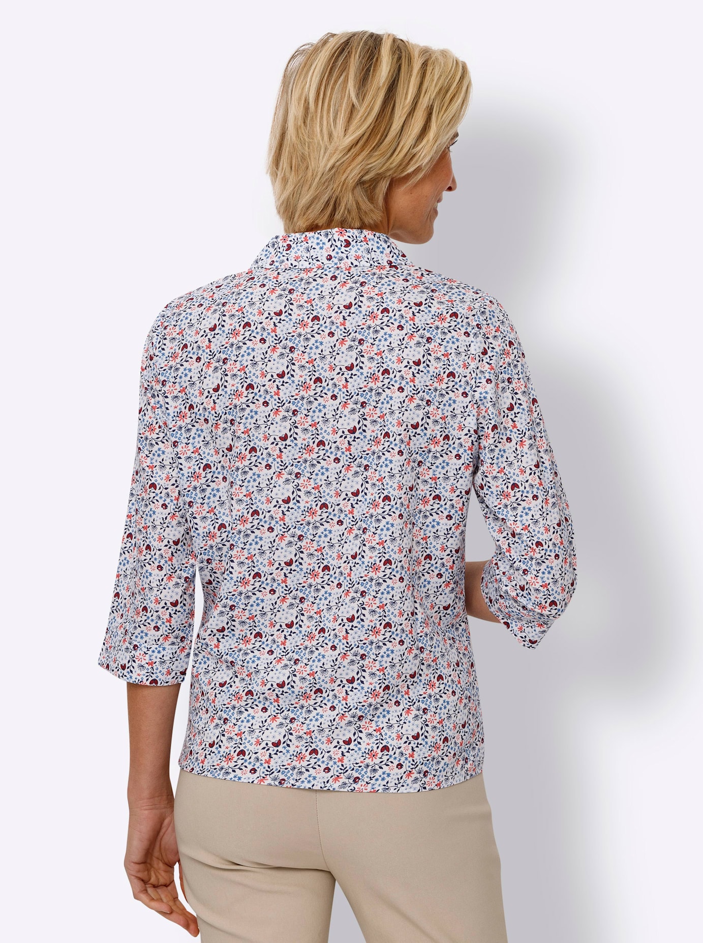 Classic Basics Druckbluse